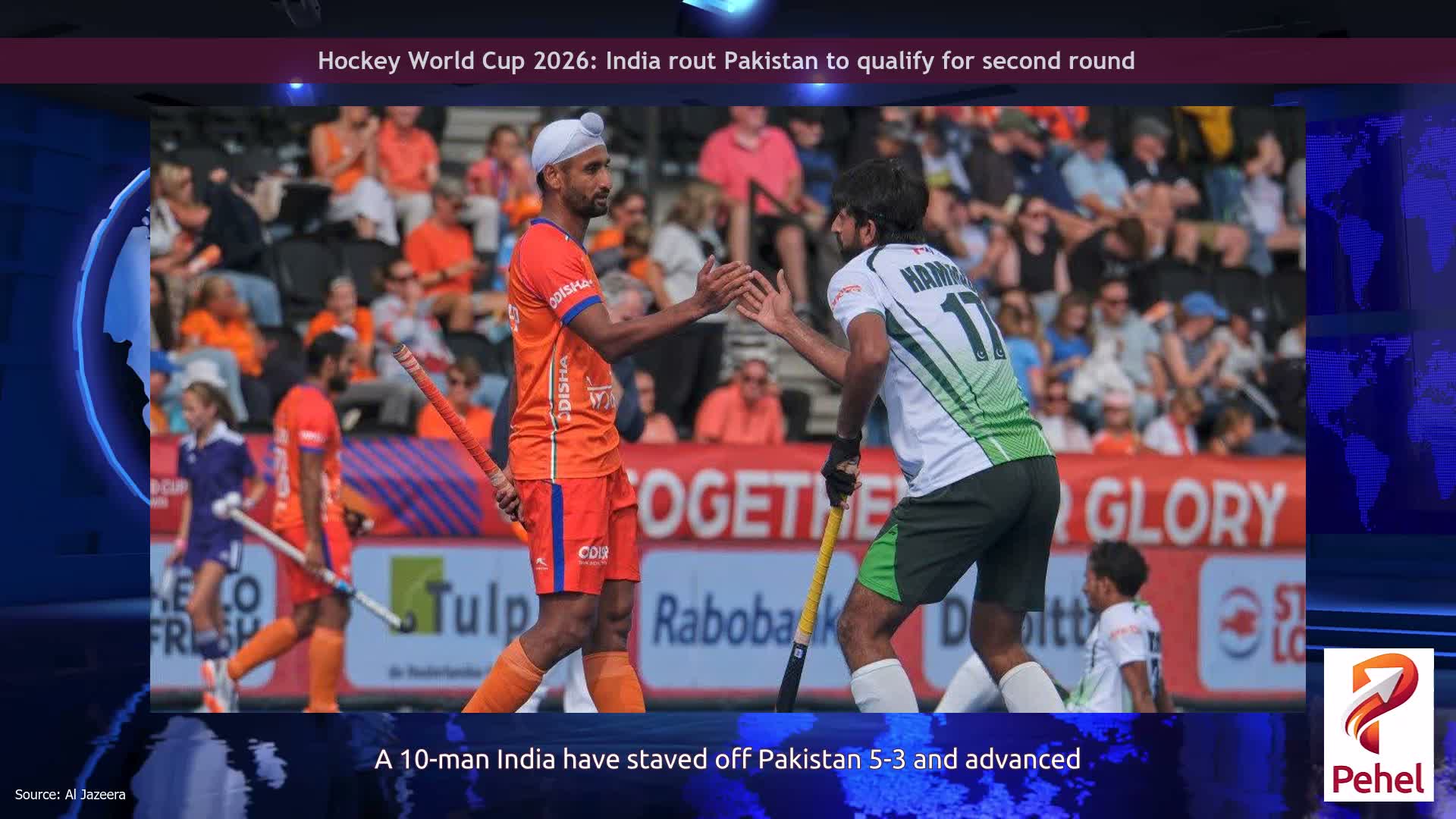 Hockey World Cup 2026: India rout Pakistan to qualify for second round