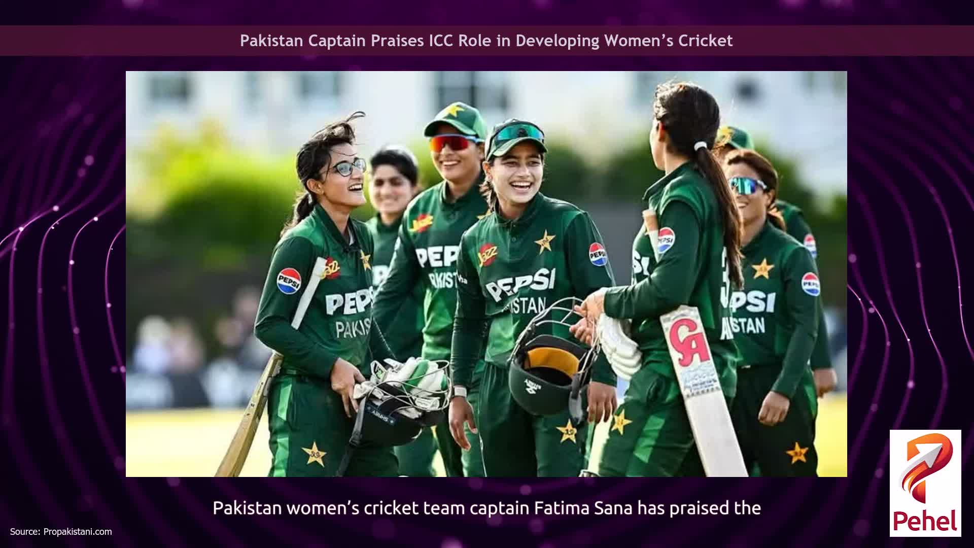Pakistan Captain Praises ICC Role in Developing Women’s Cricket