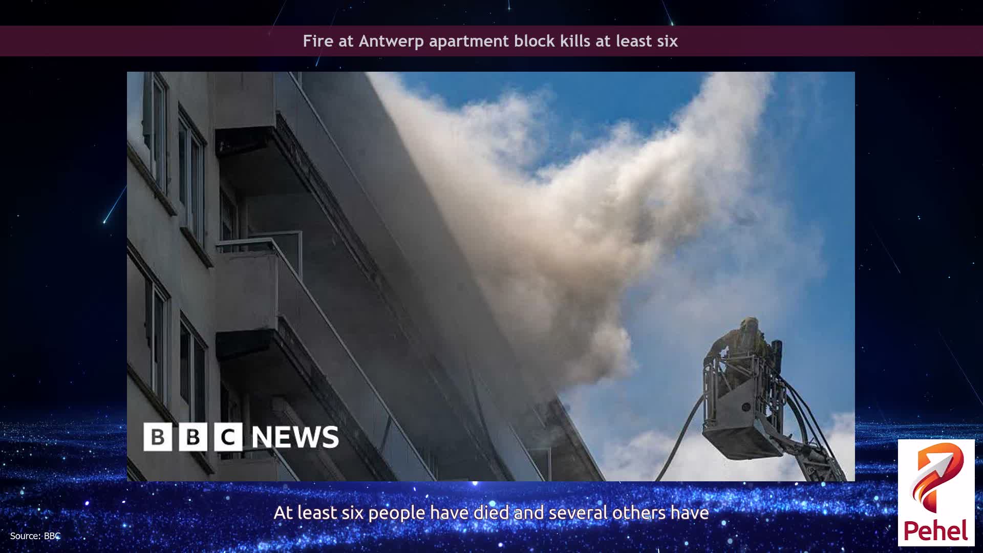 Fire at Antwerp apartment block kills at least six
