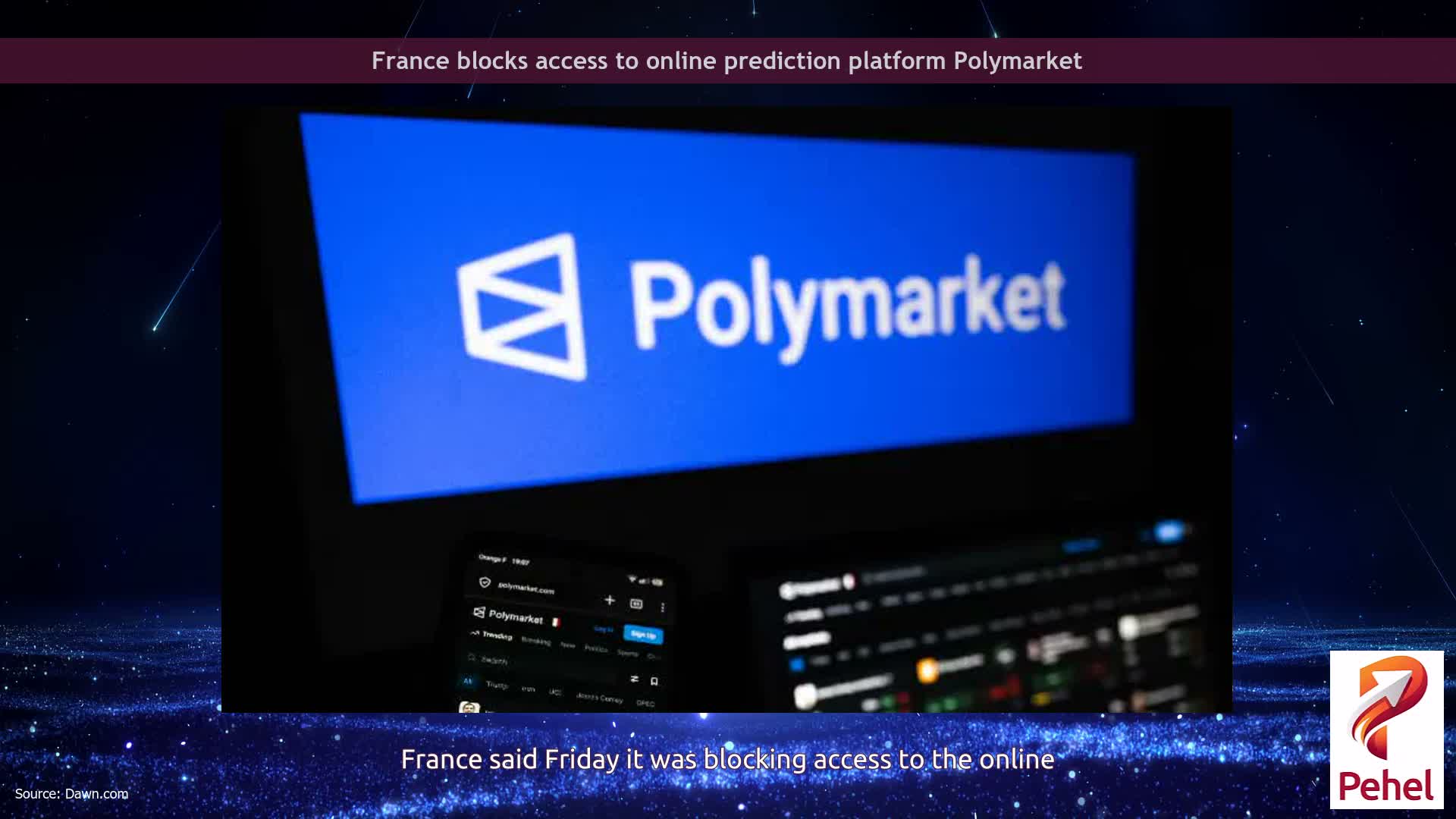 France blocks access to online prediction platform Polymarket