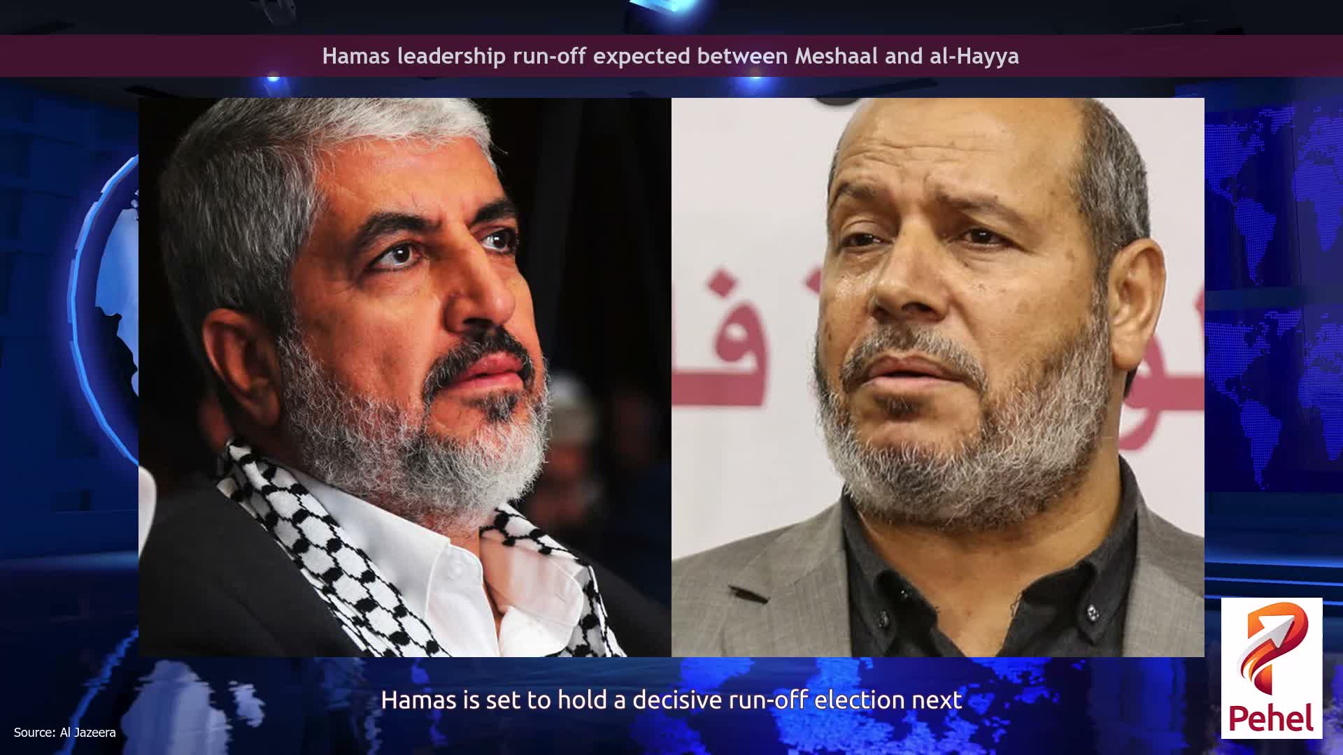 Hamas leadership run-off expected between Meshaal and al-Hayya