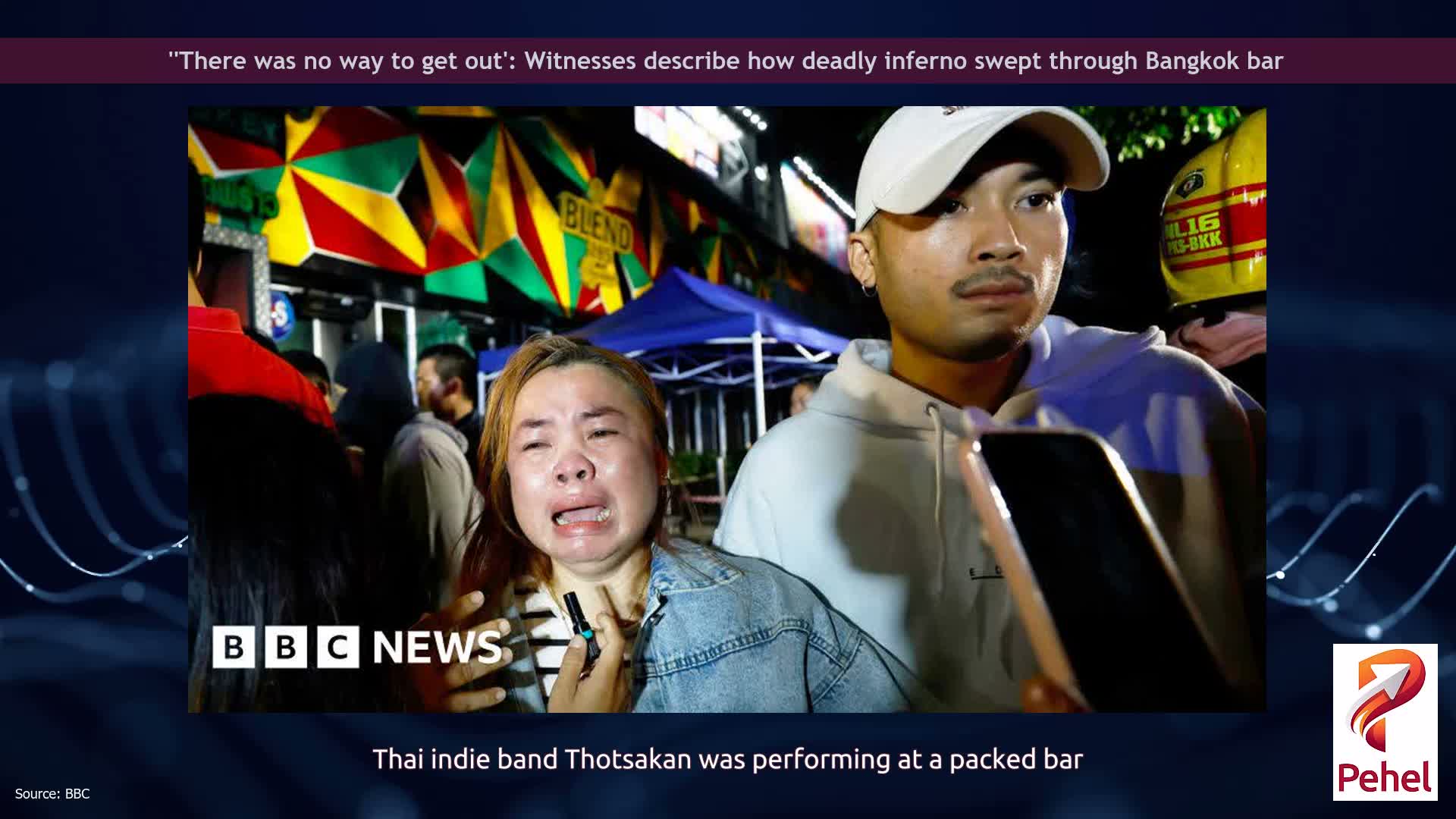 ''There was no way to get out': Witnesses describe how deadly inferno swept through Bangkok bar