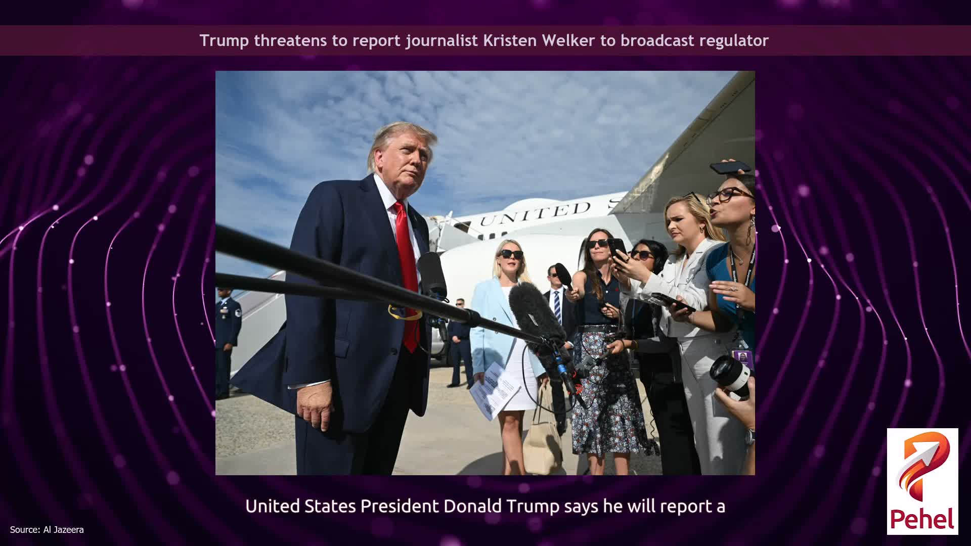 Trump threatens to report journalist Kristen Welker to broadcast regulator