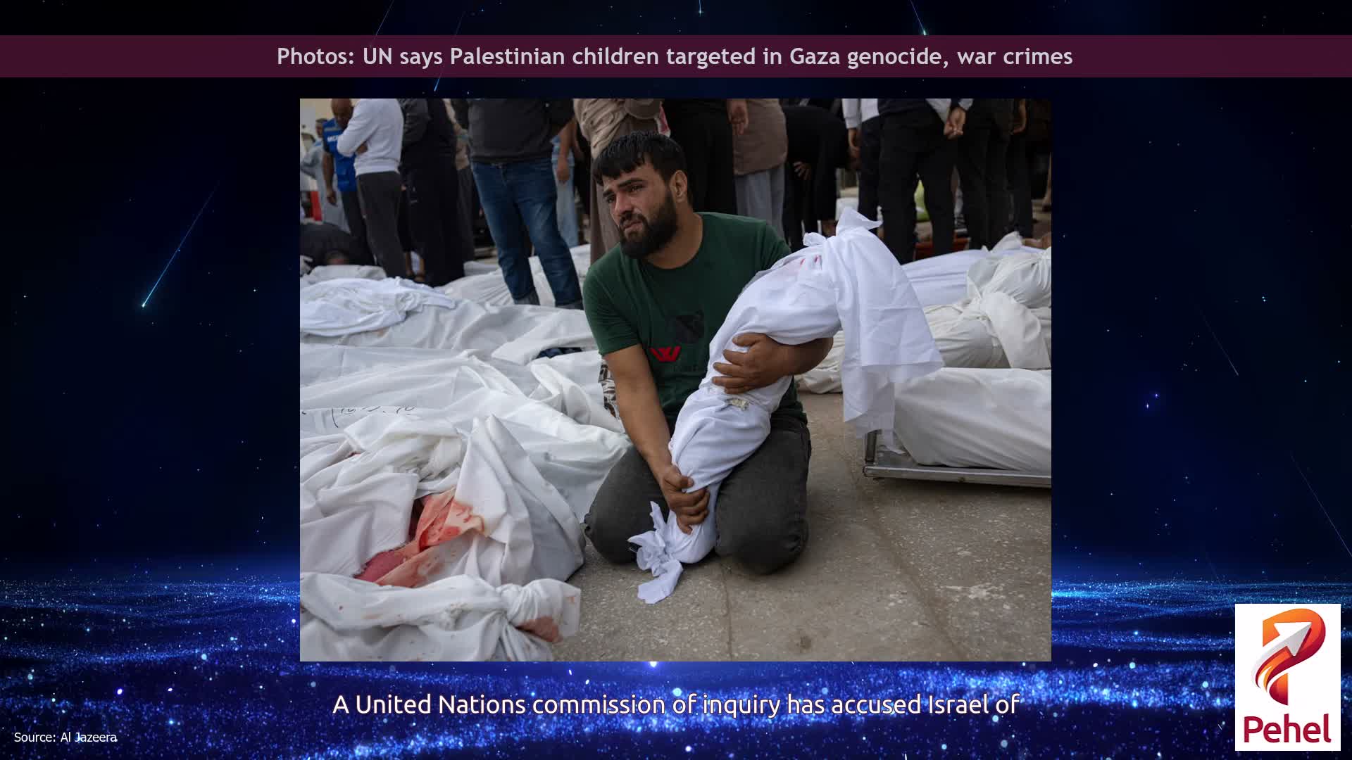 Photos: UN says Palestinian children targeted in Gaza genocide, war crimes