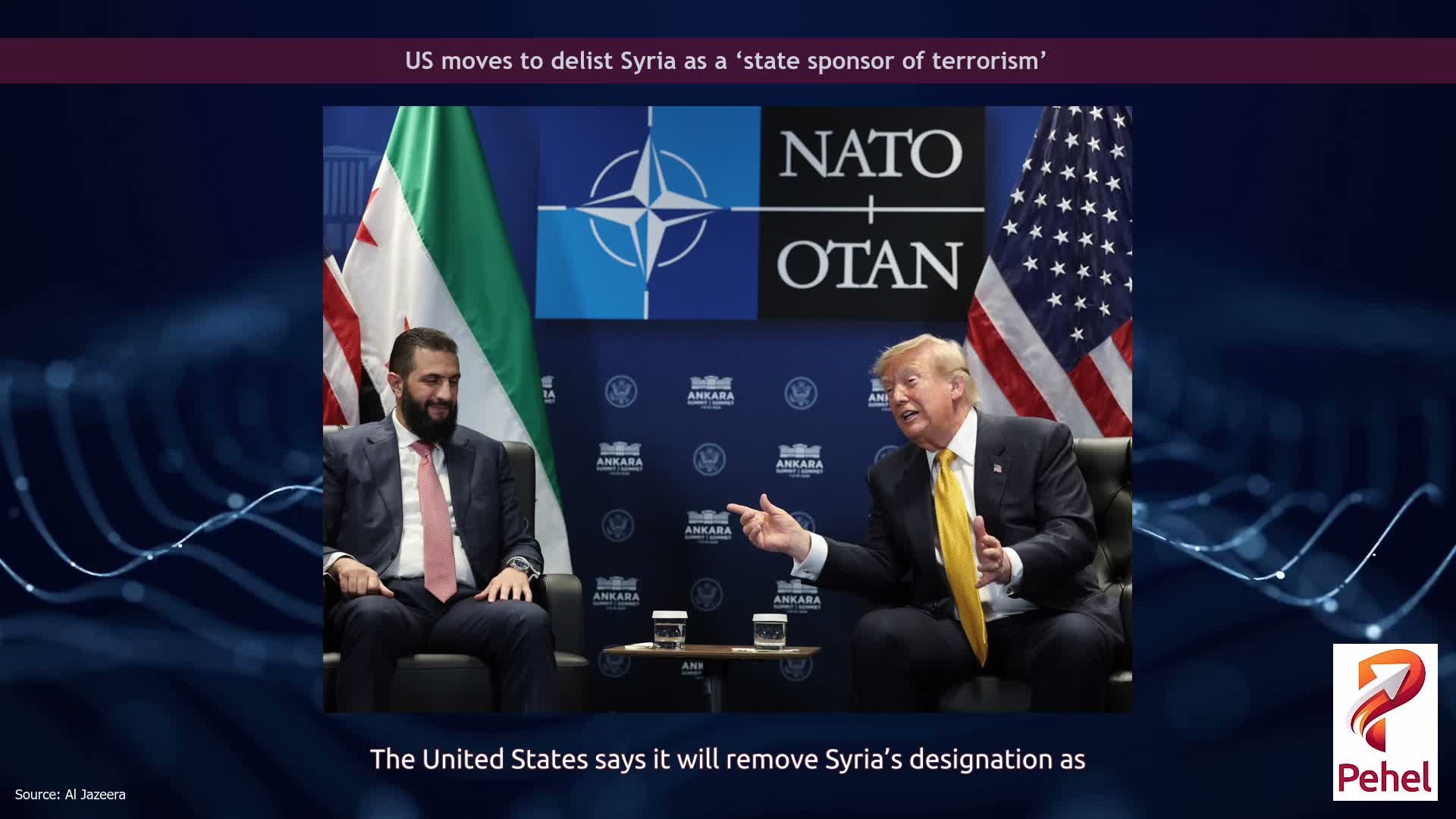 US moves to delist Syria as a ‘state sponsor of terrorism’