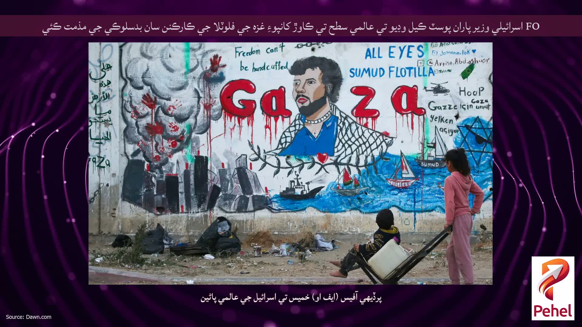 FO اسرائيلي وزير پاران پوسٽ ڪيل وڊيو تي عالمي سطح تي ڪاوڙ کانپوءِ غزه جي فلوٽلا جي ڪارڪنن سان بدسلوڪي جي مذمت ڪئي