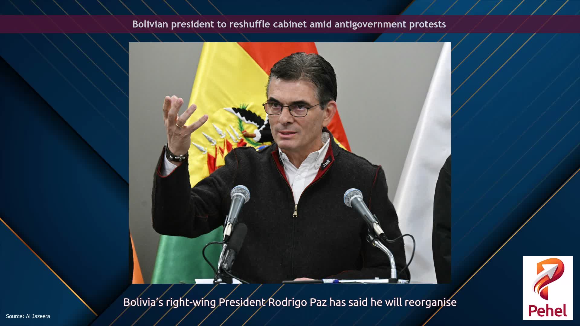 Bolivian president to reshuffle cabinet amid antigovernment protests