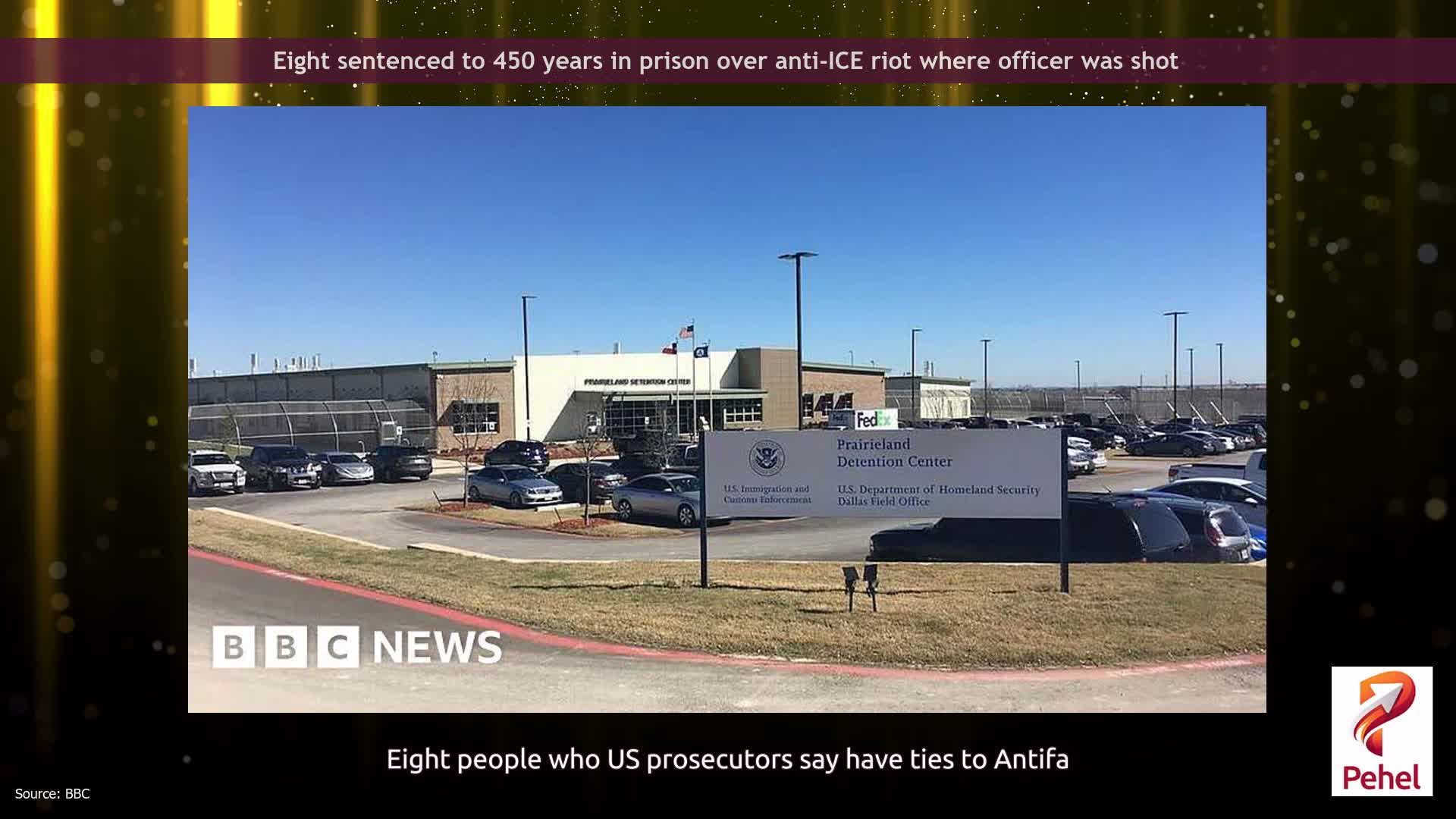 Eight sentenced to 450 years in prison over anti-ICE riot where officer was shot