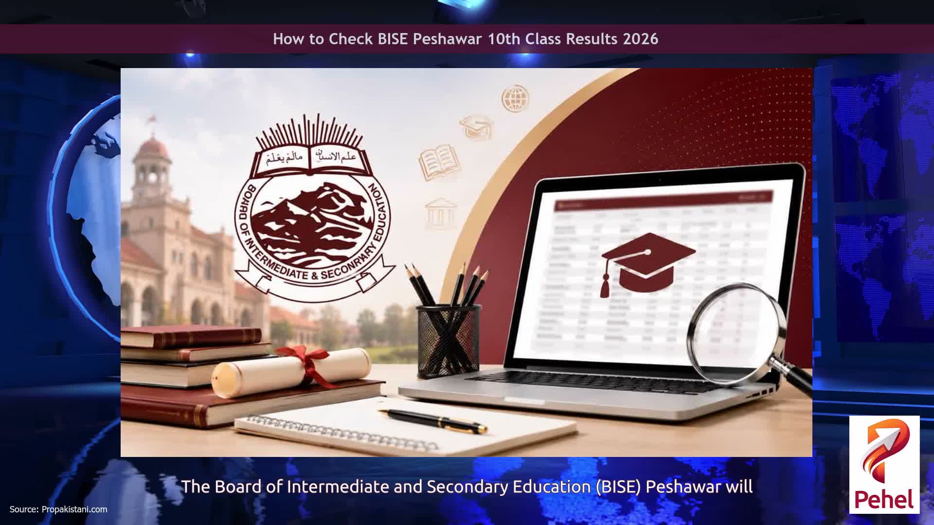How to Check BISE Peshawar 10th Class Results 2026