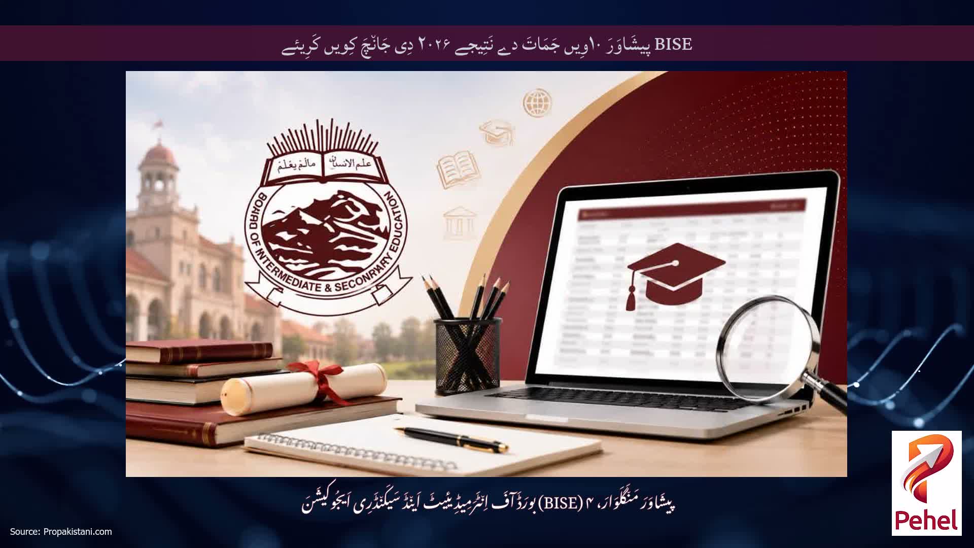 BISE پیشَاوَرَ ۱۰وِیں جَمَاتَ دے نَتِیجے ۲۰۲۶ دِی جَان٘چَ کِویں کَرِیئے