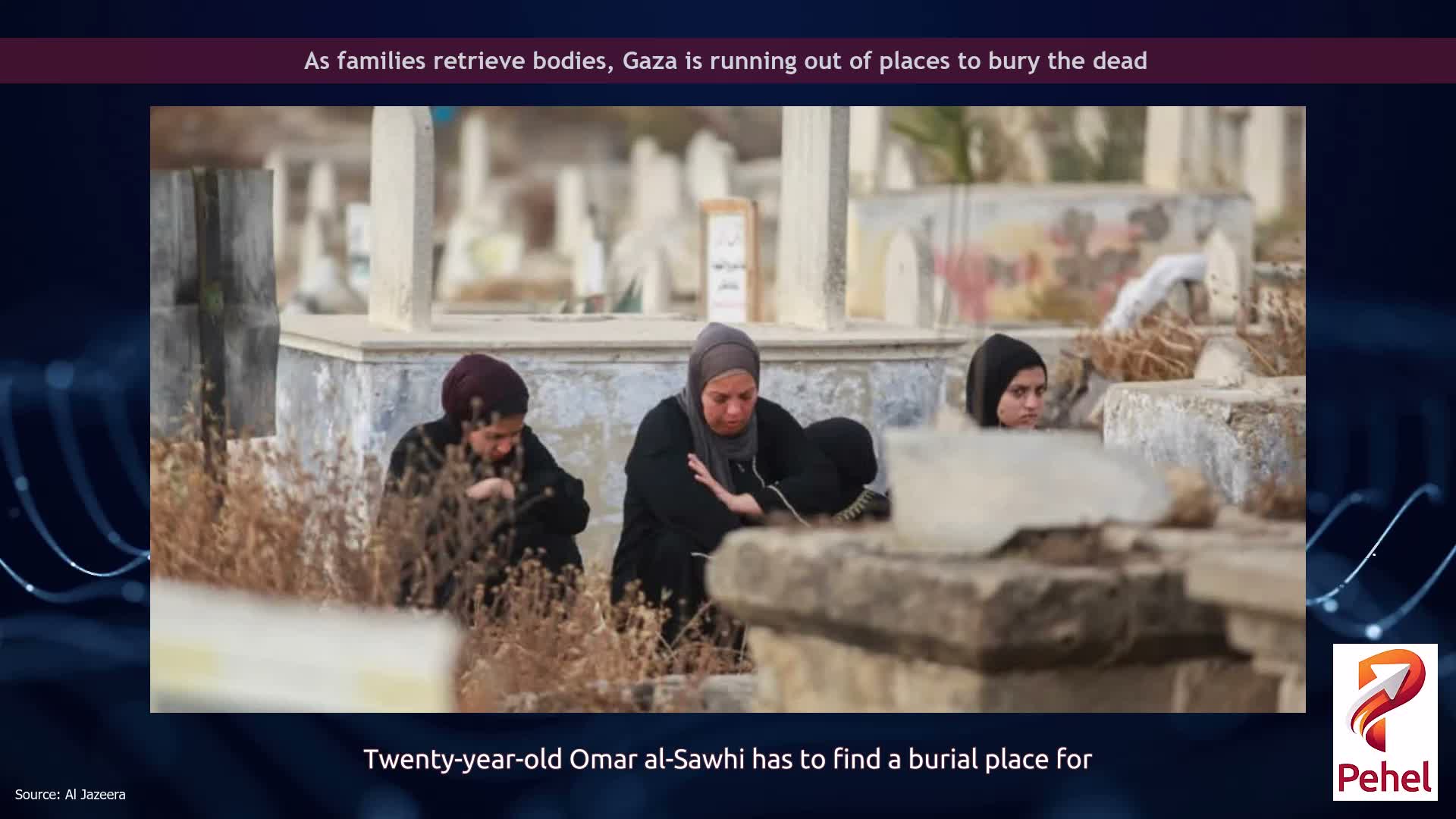 As families retrieve bodies, Gaza is running out of places to bury the dead