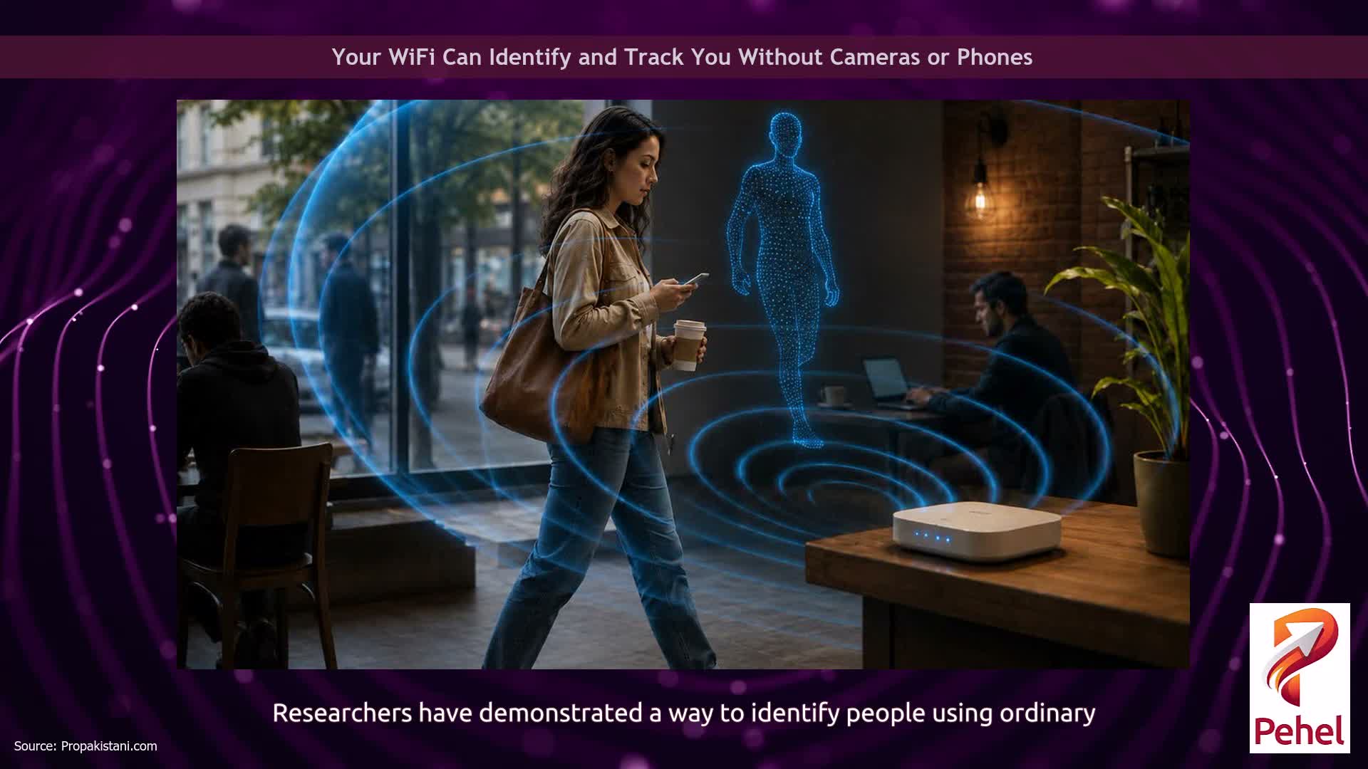 Your WiFi Can Identify and Track You Without Cameras or Phones