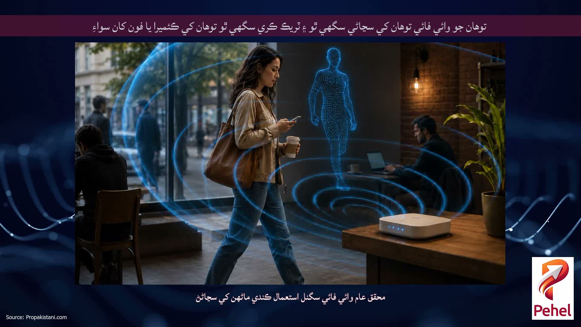 توهان جو وائي فائي توهان کي سڃاڻي سگهي ٿو ۽ ٽريڪ ڪري سگهي ٿو توهان کي ڪئميرا يا فون کان سواءِ