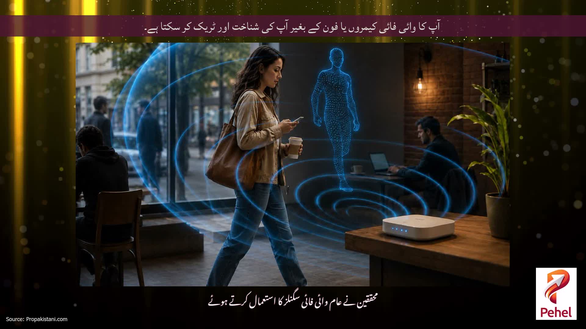 آپ کا وائی فائی کیمروں یا فون کے بغیر آپ کی شناخت اور ٹریک کر سکتا ہے۔