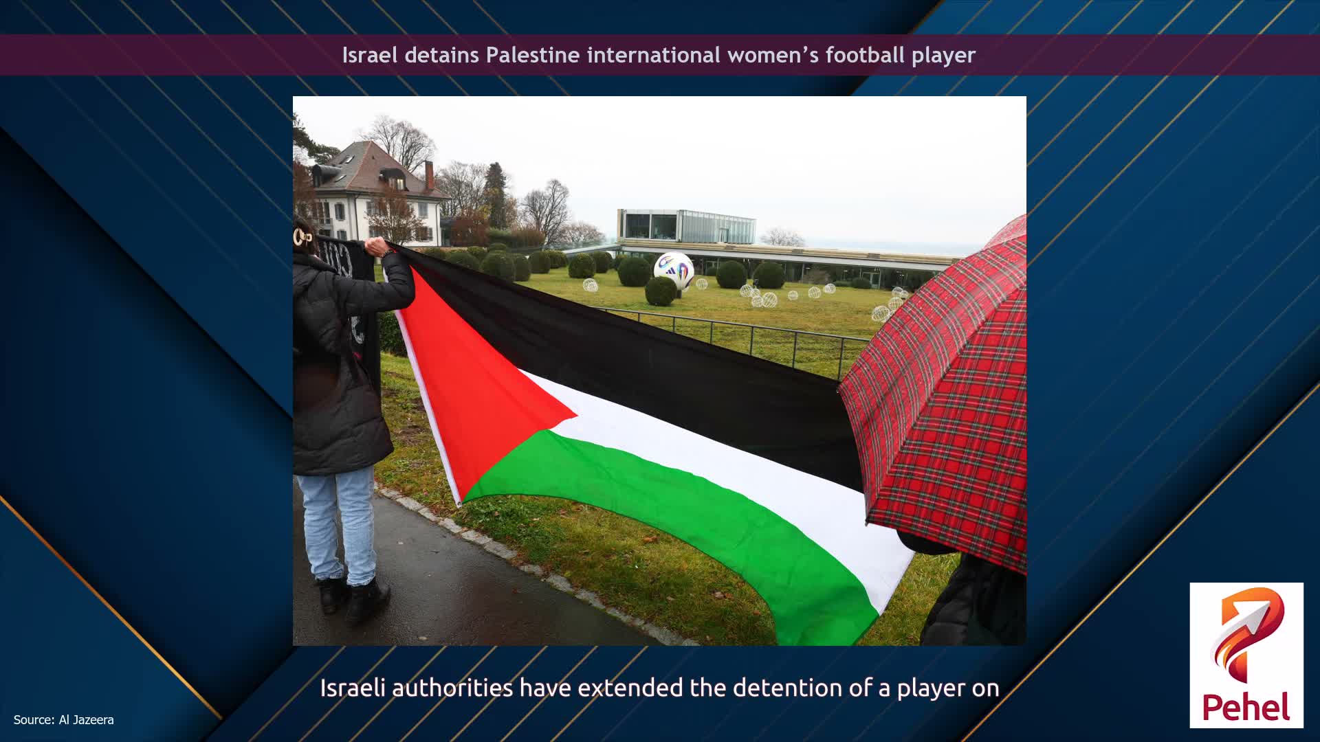 Israel detains Palestine international women’s football player