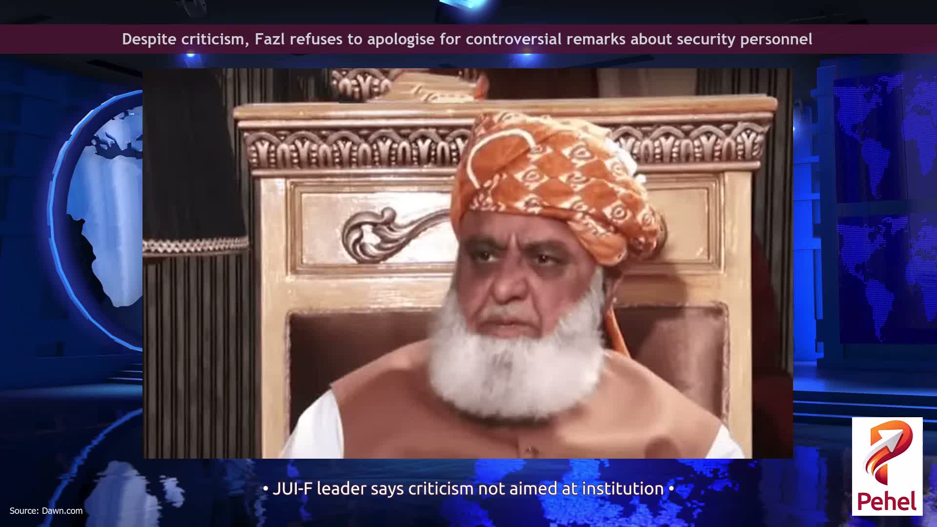 Despite criticism, Fazl refuses to apologise for controversial remarks about security personnel