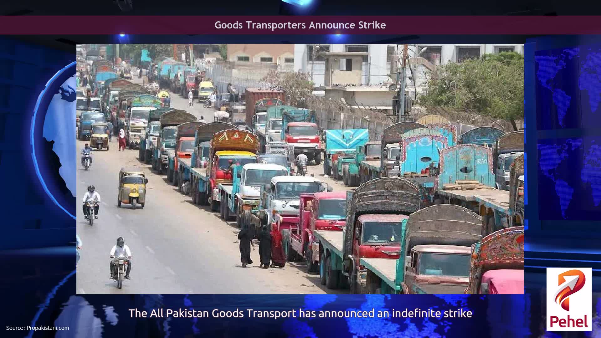 Goods Transporters Announce Strike