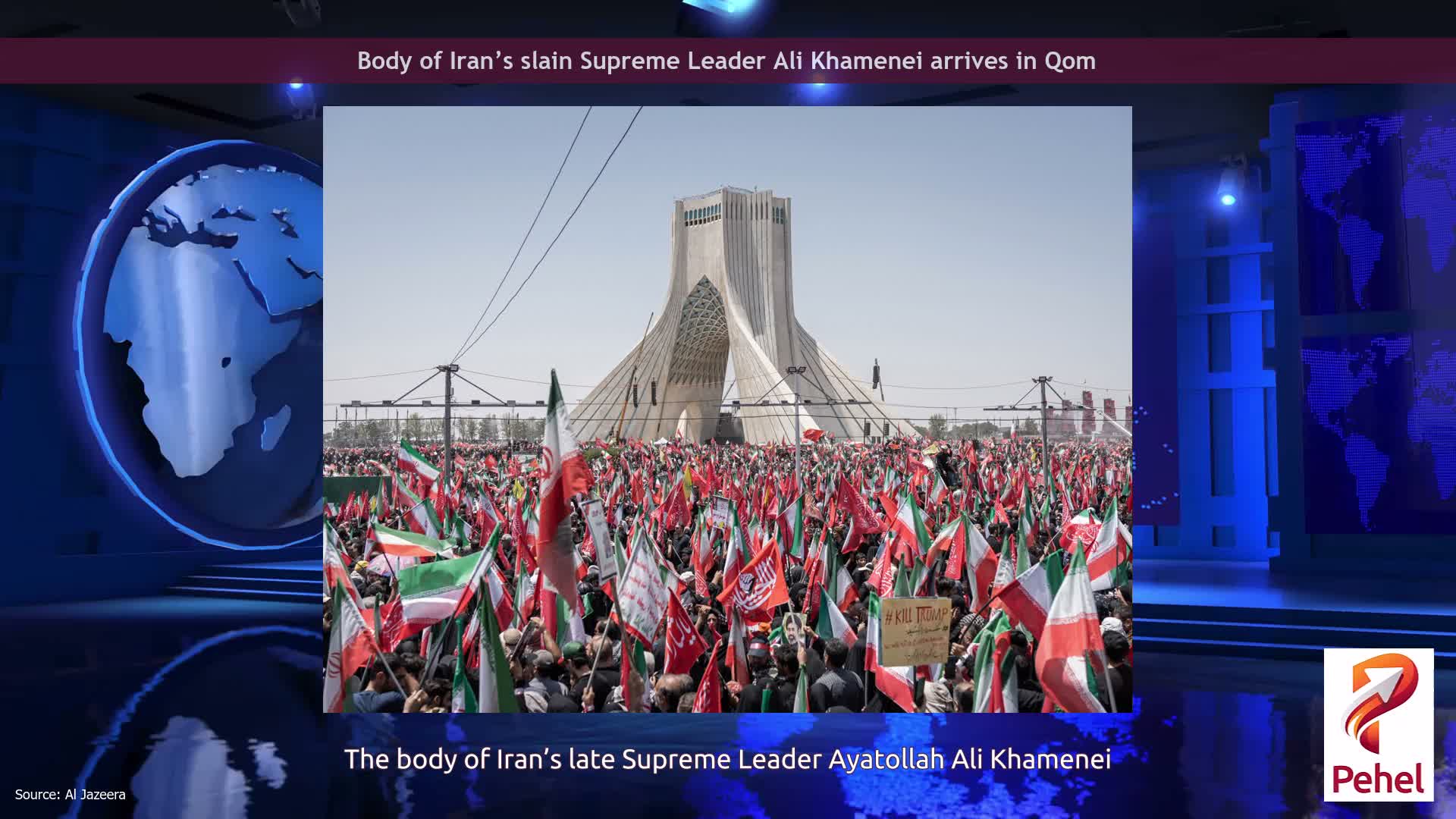 Body of Iran’s slain Supreme Leader Ali Khamenei arrives in Qom