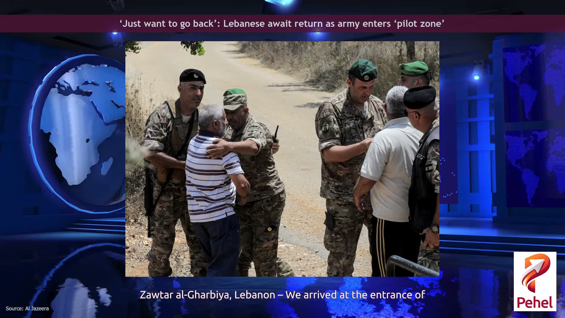‘Just want to go back’: Lebanese await return as army enters ‘pilot zone’
