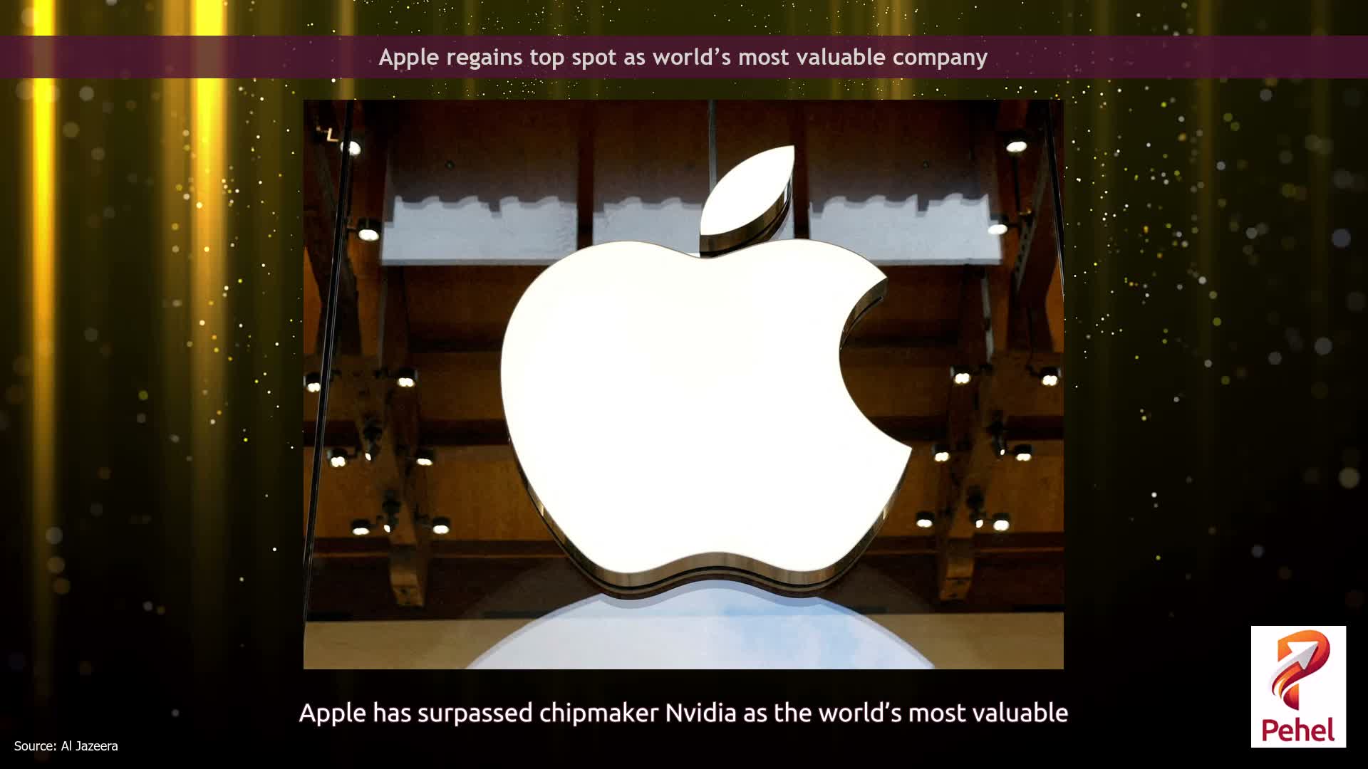 Apple regains top spot as world’s most valuable company