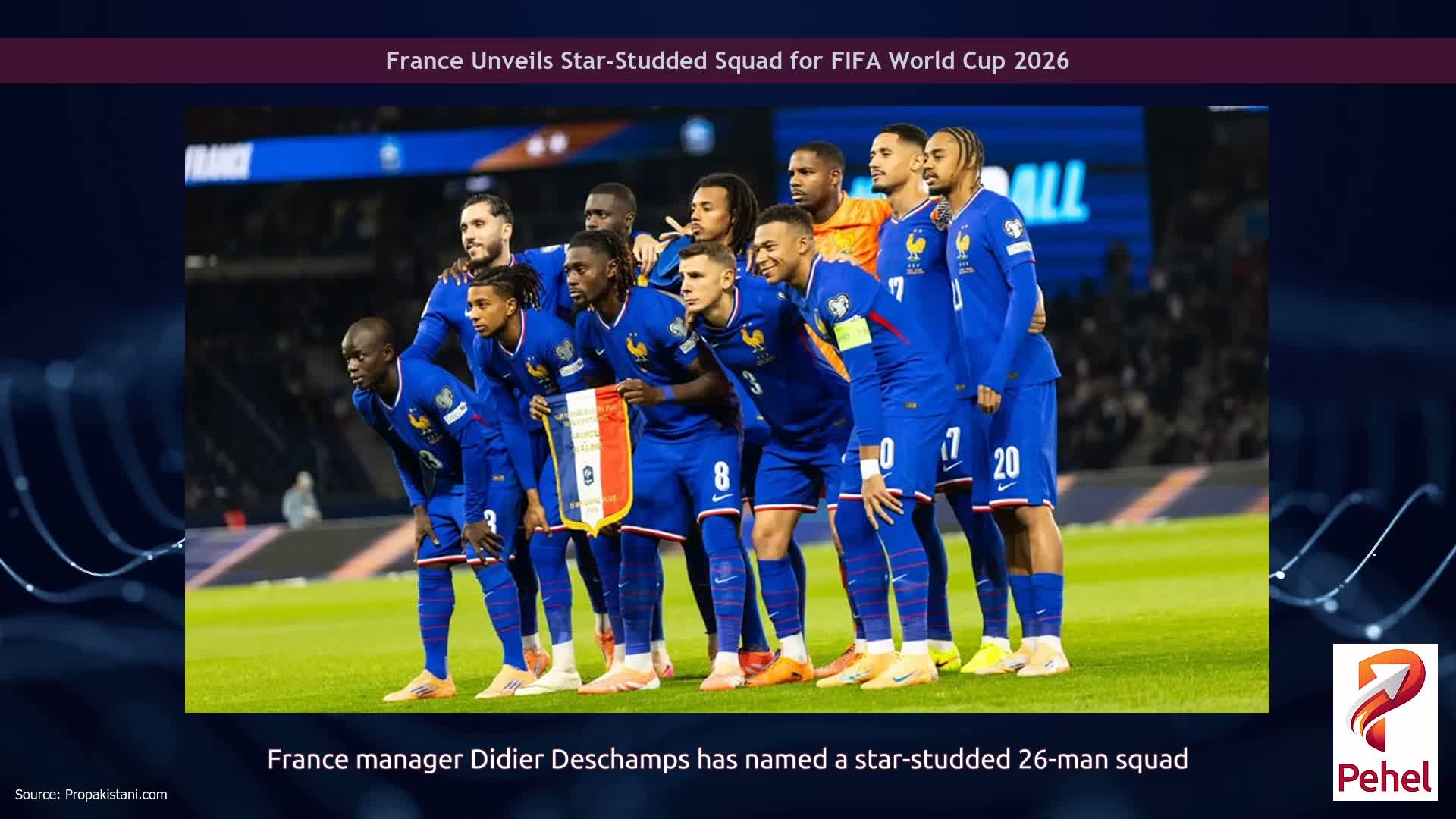France Unveils Star-Studded Squad for  FIFA World Cup 2026