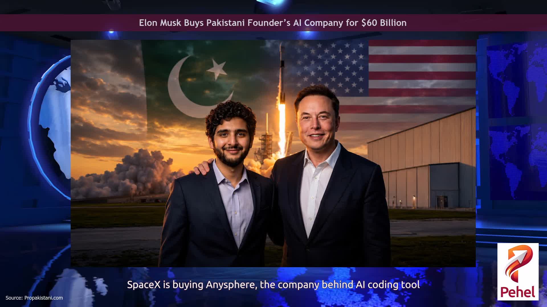 Elon Musk Buys Pakistani Founder’s AI Company for $60 Billion