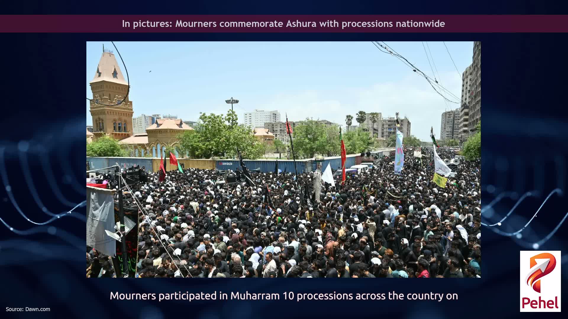 In pictures: Mourners commemorate Ashura with processions nationwide