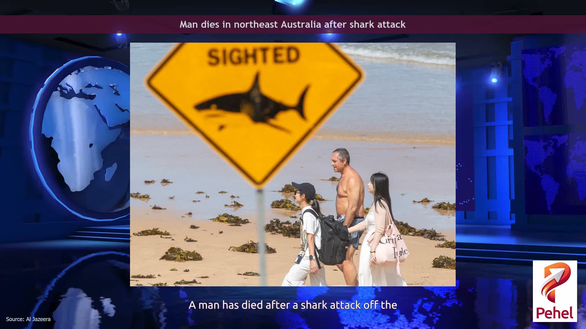 Man dies in northeast Australia after shark attack