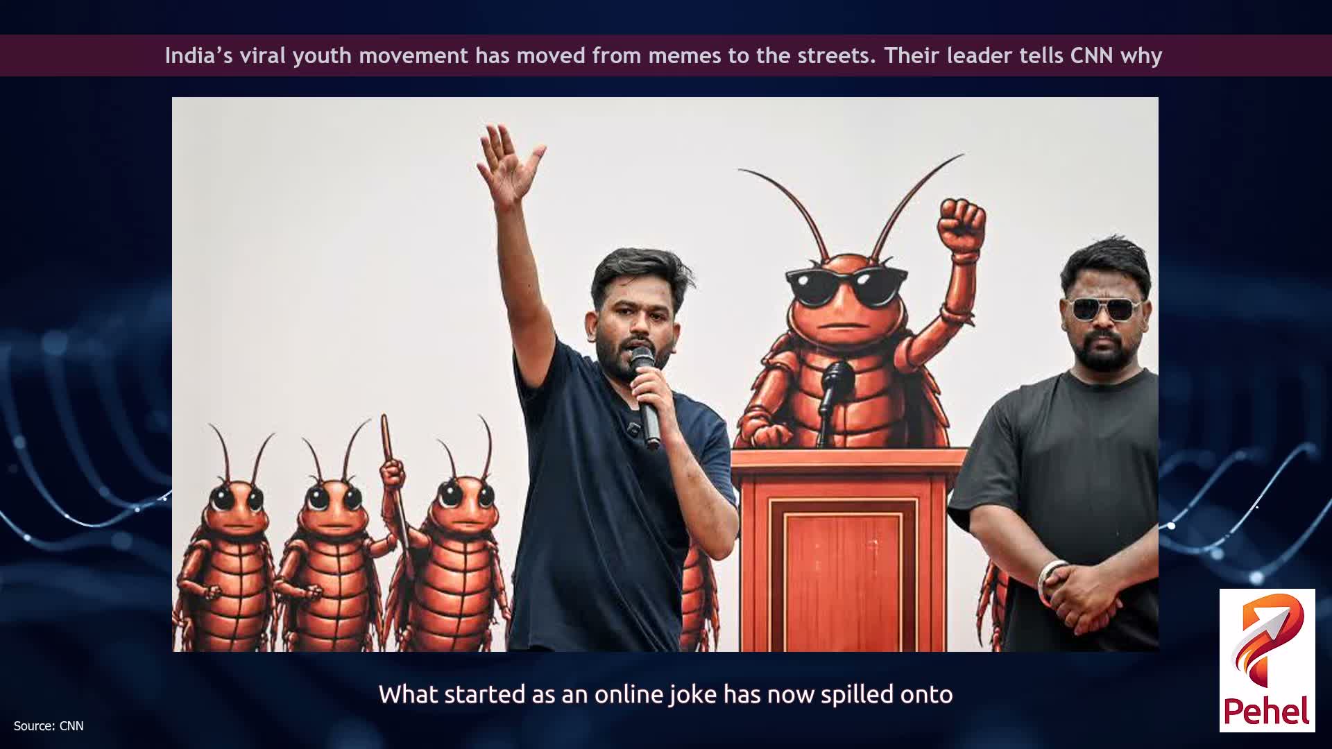 India’s viral youth movement has moved from memes to the streets. Their leader tells CNN why