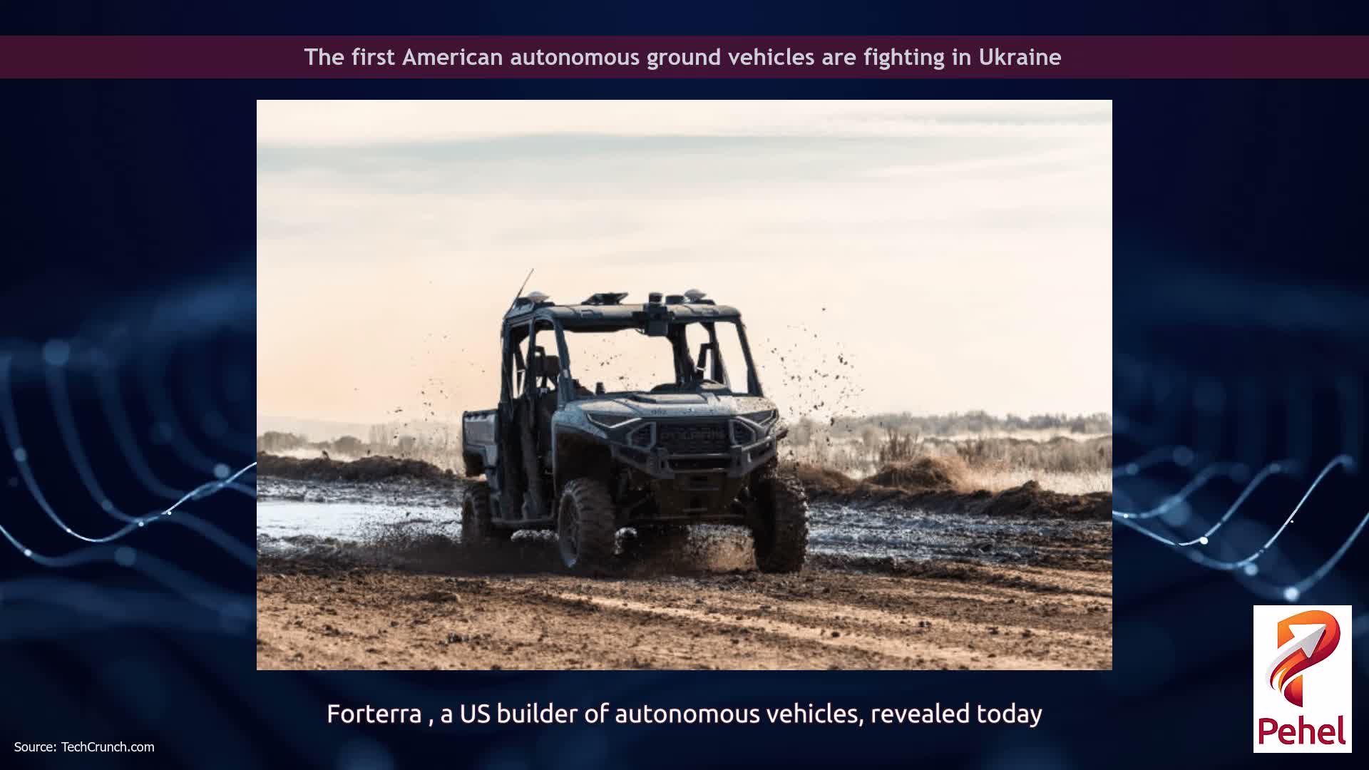 The first American autonomous ground vehicles are fighting in Ukraine