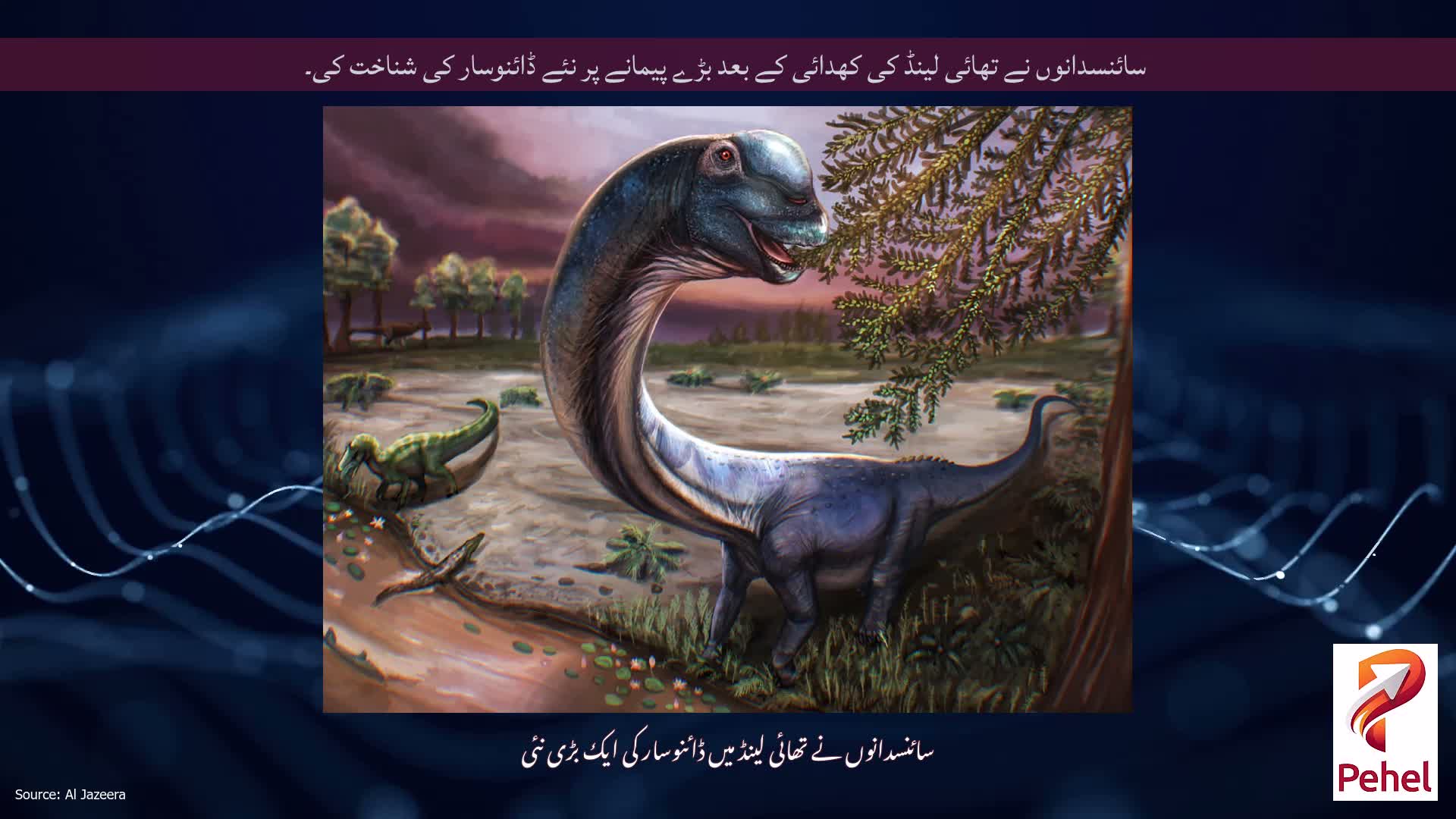 سائنسدانوں نے تھائی لینڈ کی کھدائی کے بعد بڑے پیمانے پر نئے ڈائنوسار کی شناخت کی۔