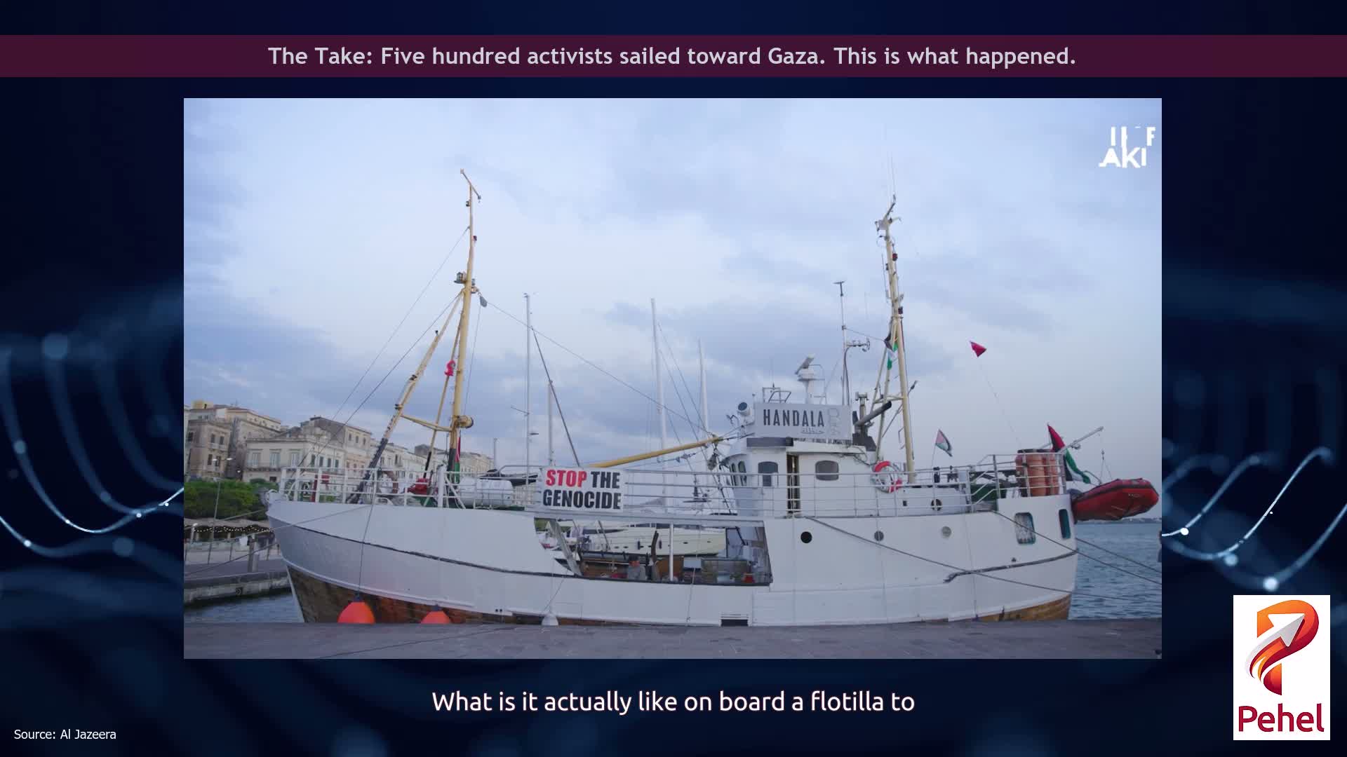 The Take: Five hundred activists sailed toward Gaza. This is what happened.