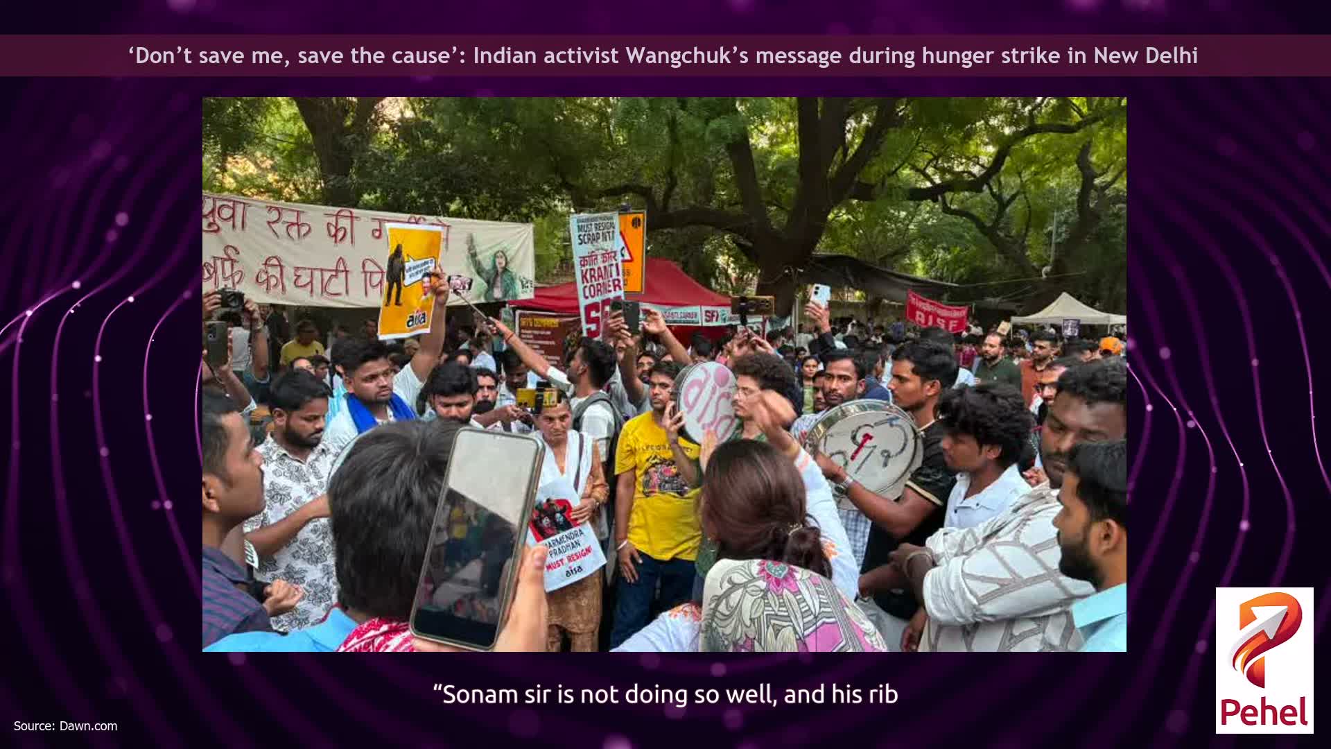 ‘Don’t save me, save the cause’: Indian activist Wangchuk’s message during hunger strike in New Delhi