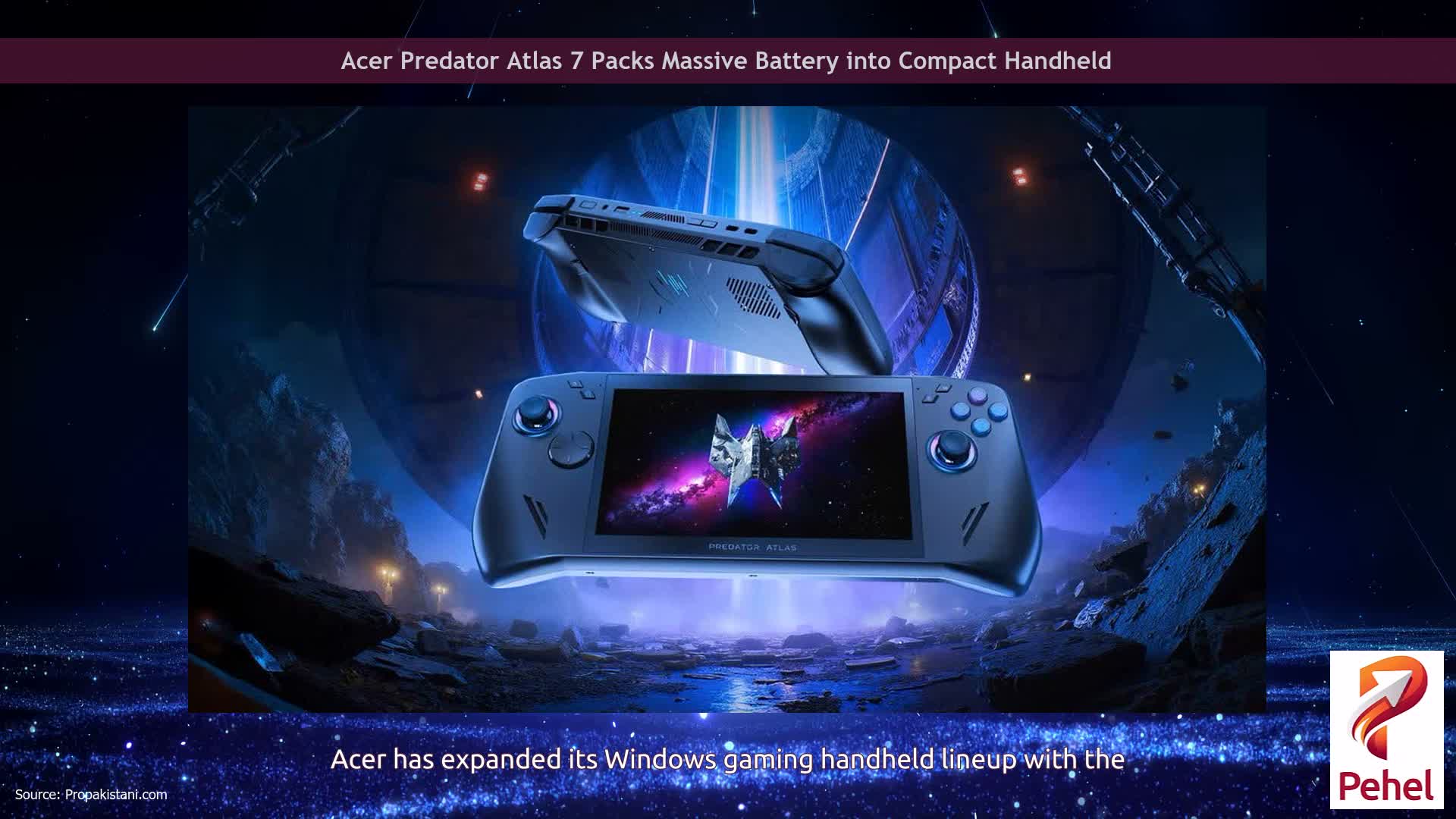 Acer Predator Atlas 7 Packs Massive Battery into Compact Handheld
