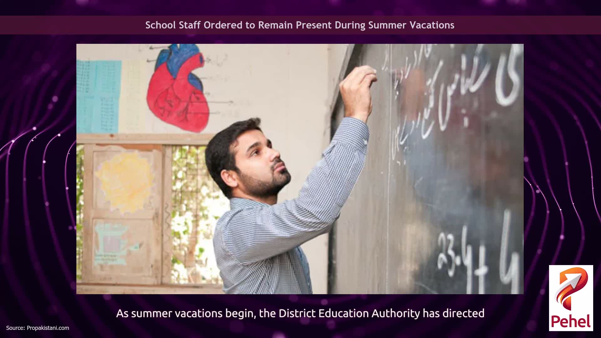 School Staff Ordered to Remain Present During Summer Vacations