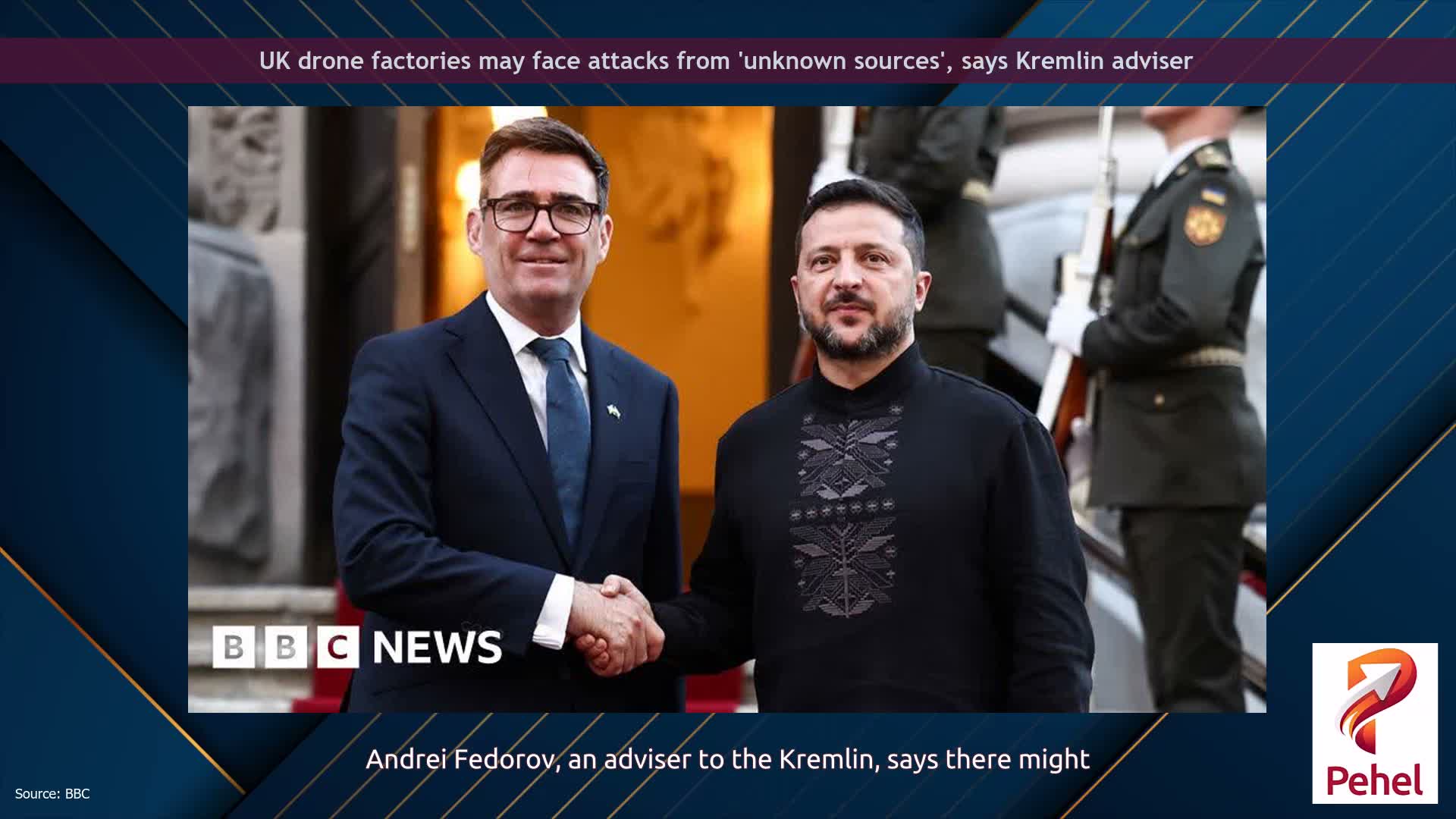 UK drone factories may face attacks from 'unknown sources', says Kremlin adviser