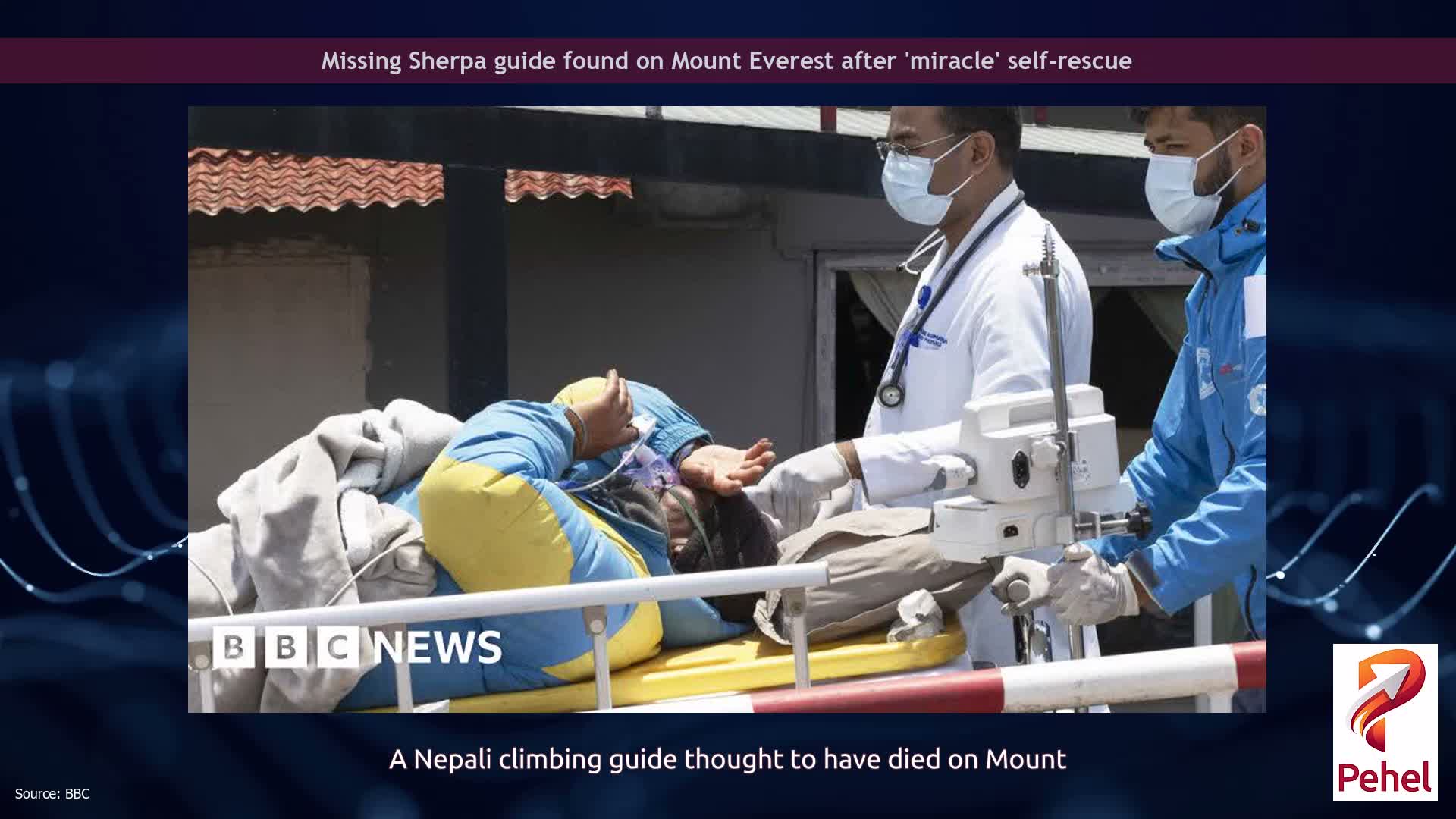 Missing Sherpa guide found on Mount Everest after 'miracle' self-rescue