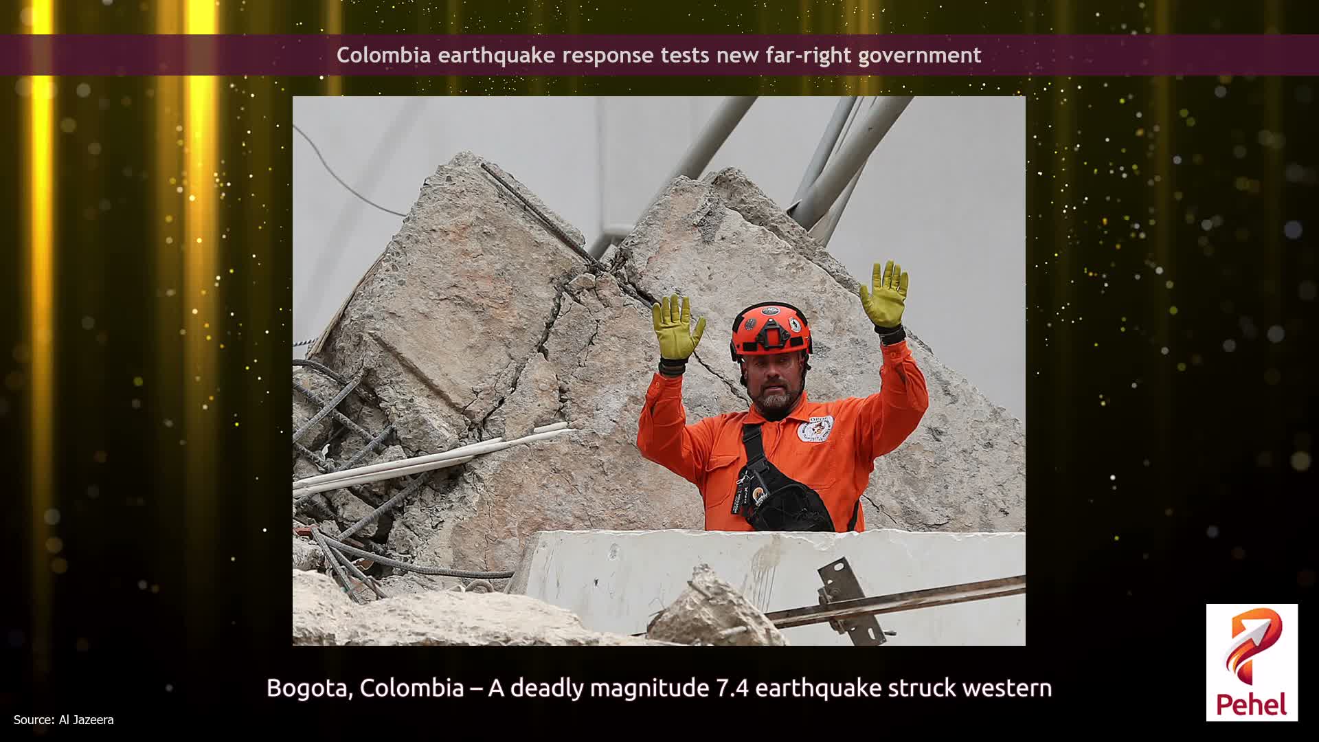 Colombia earthquake response tests new far-right government