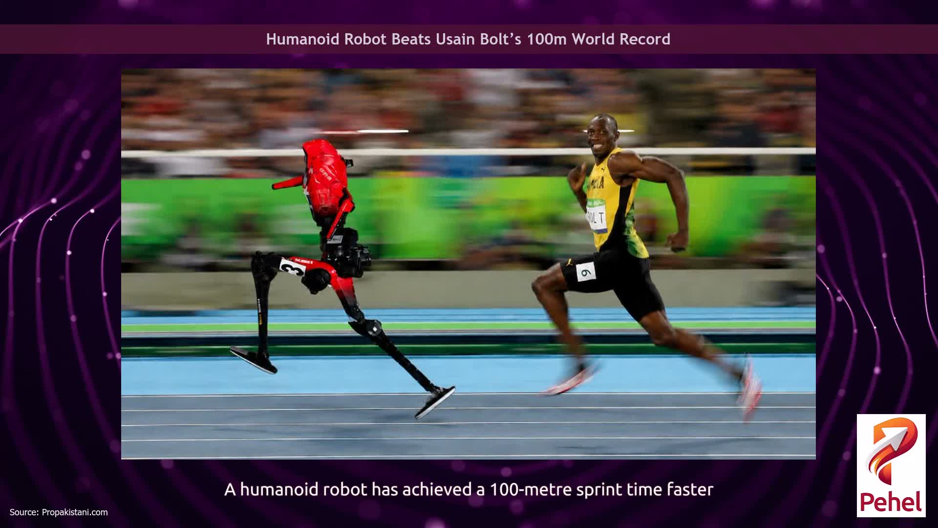 Humanoid Robot Beats Usain Bolt’s 100m World Record