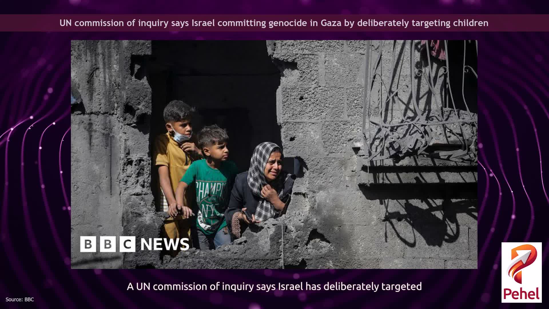 UN commission of inquiry says Israel committing genocide in Gaza by deliberately targeting children