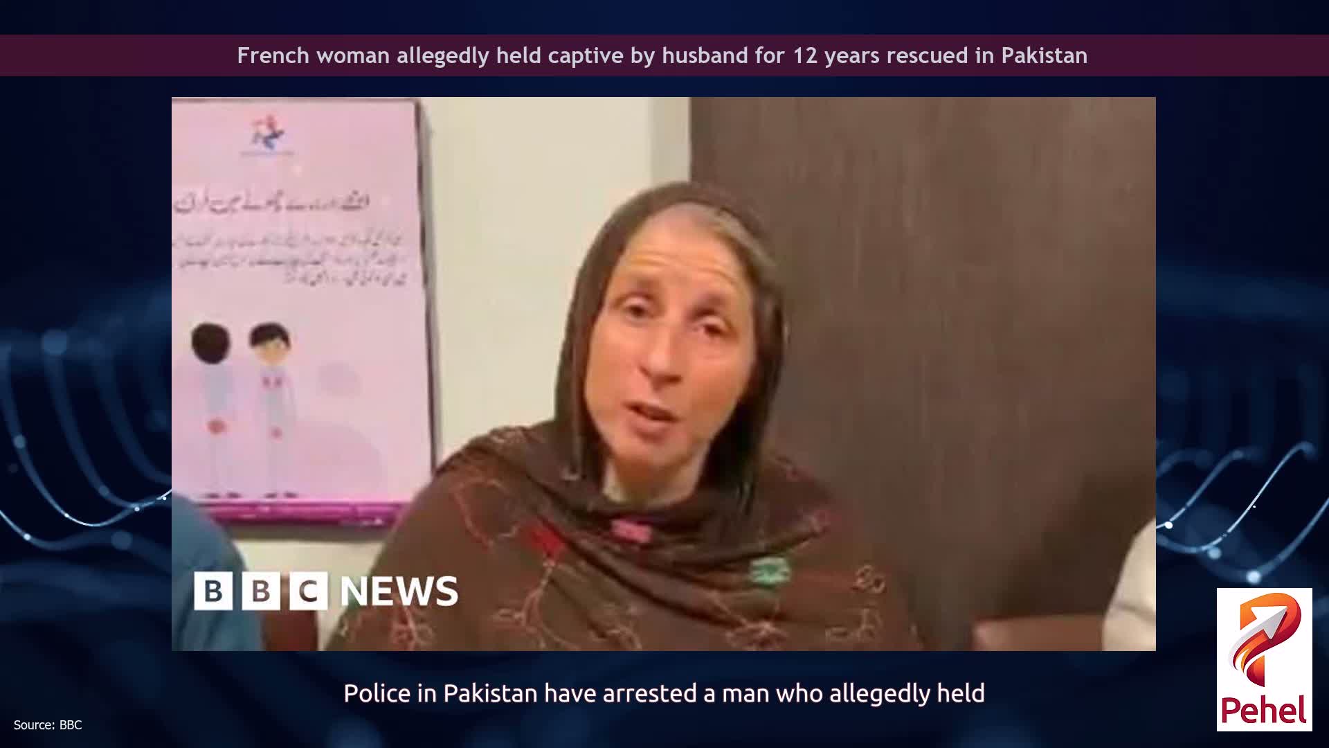 French woman allegedly held captive by husband for 12 years rescued in Pakistan