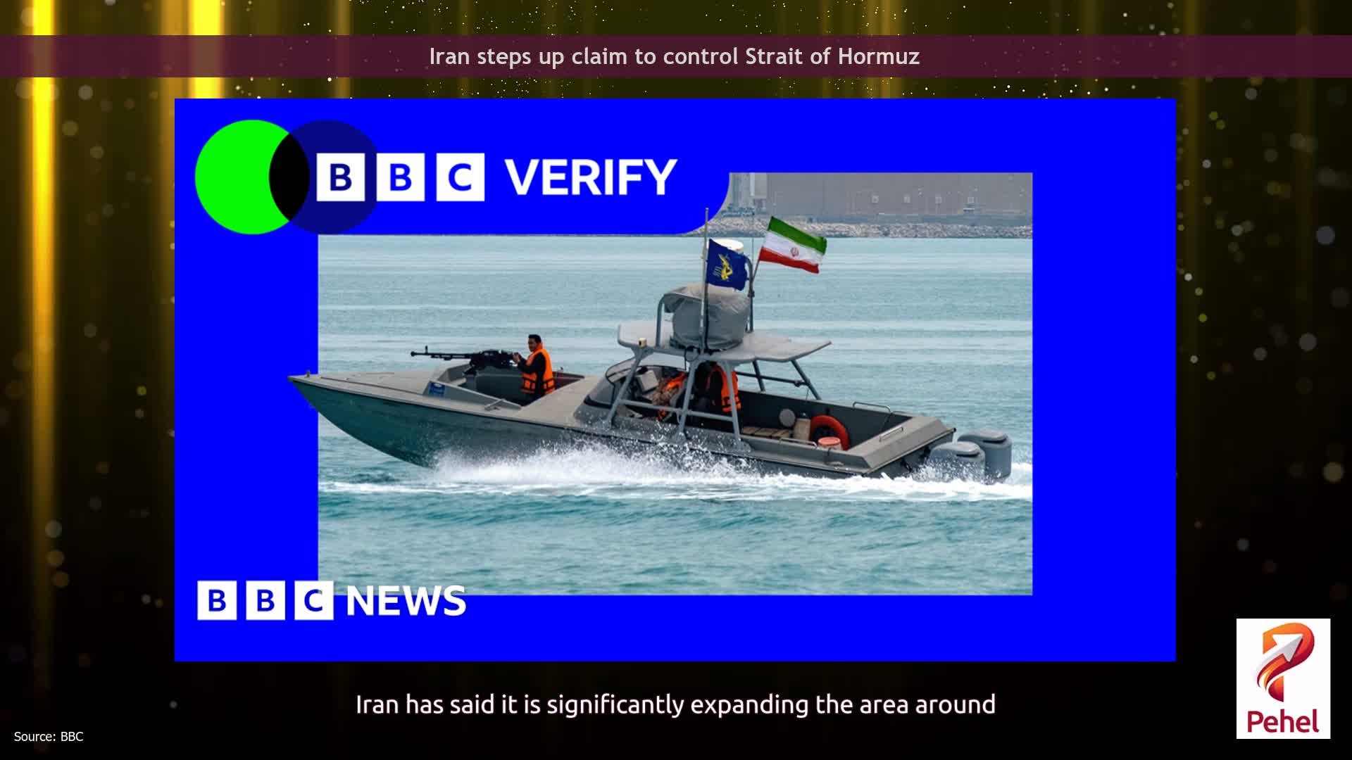 Iran steps up claim to control Strait of Hormuz