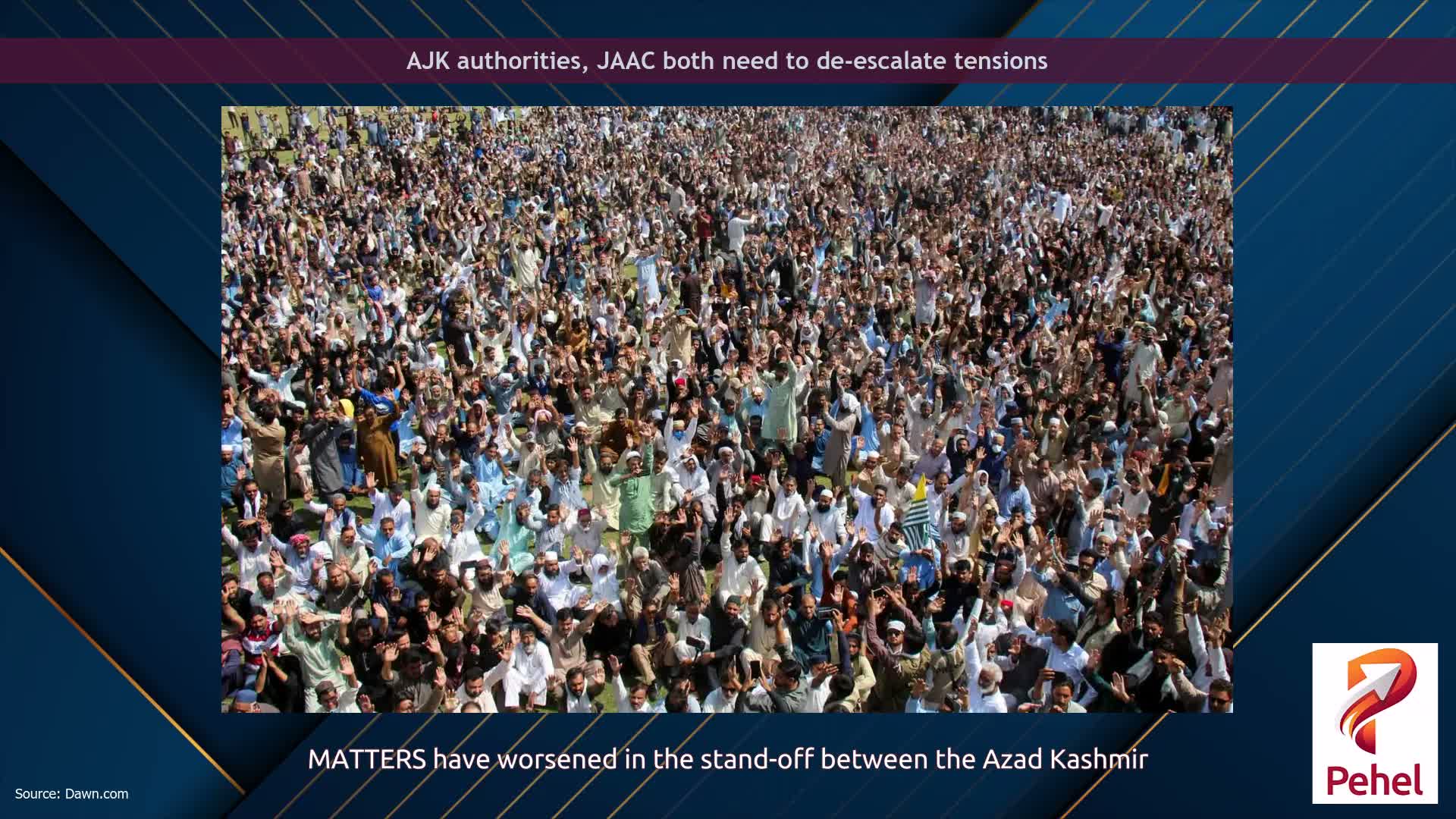 AJK authorities, JAAC both need to de-escalate tensions