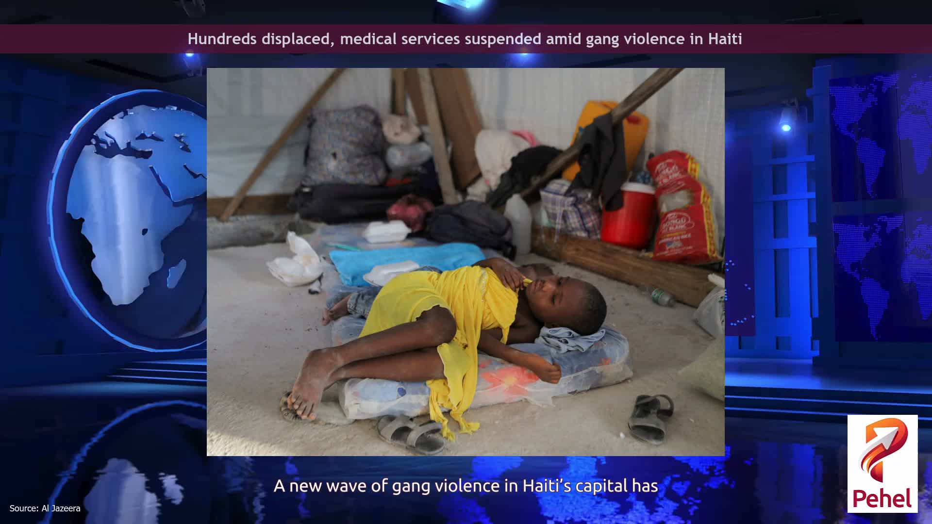 Hundreds displaced, medical services suspended amid gang violence in Haiti