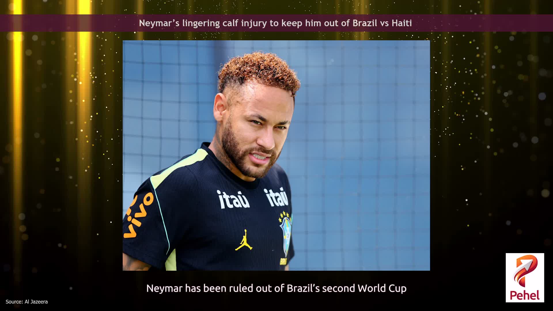 Neymar’s lingering calf injury to keep him out of Brazil vs Haiti