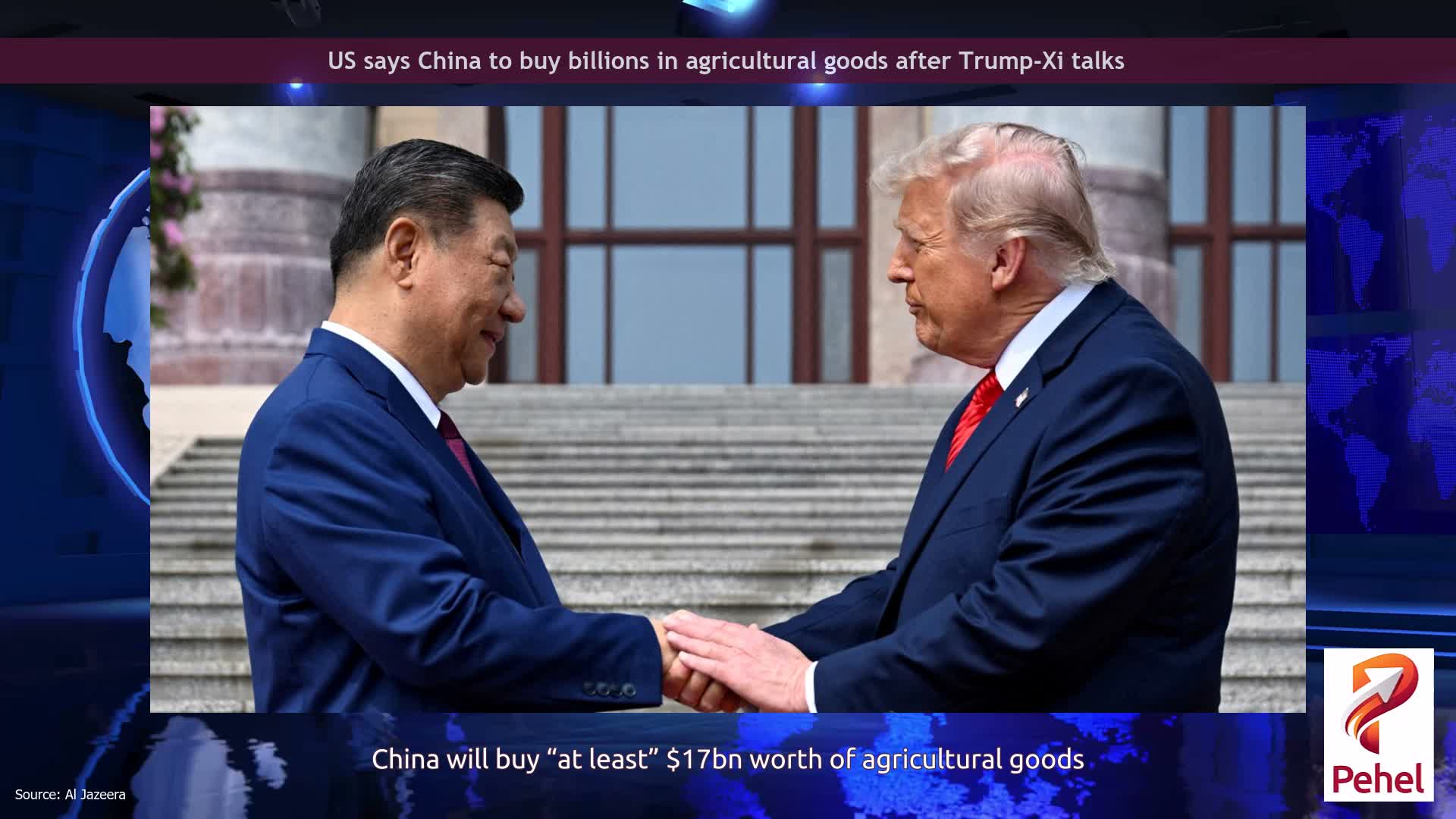US says China to buy billions in agricultural goods after Trump-Xi talks