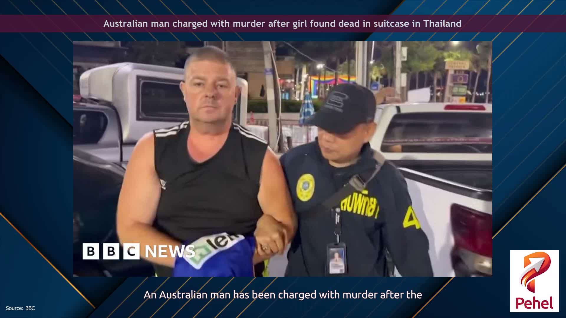 Australian man charged with murder after girl found dead in suitcase in Thailand