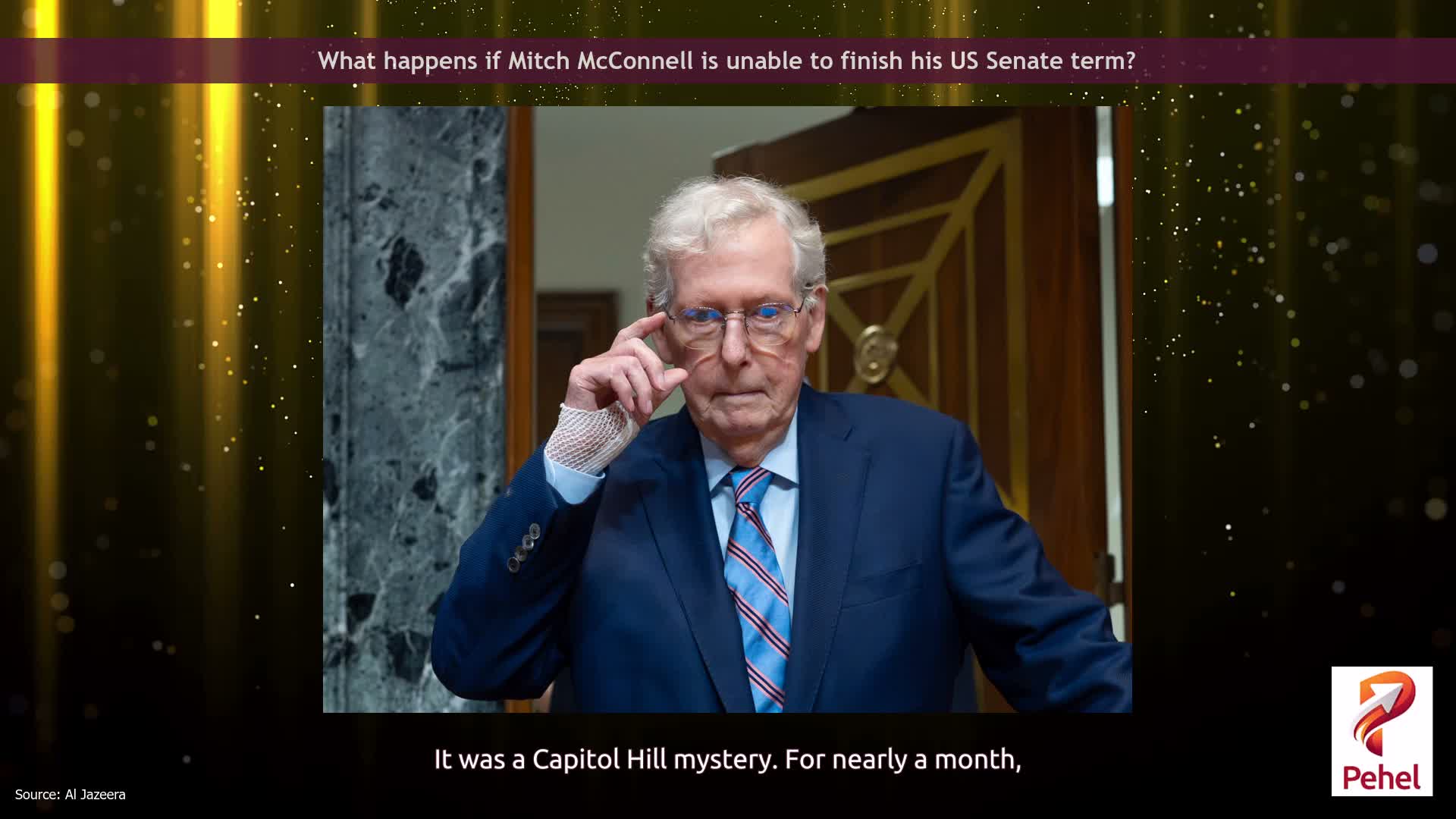What happens if Mitch McConnell is unable to finish his US Senate term?