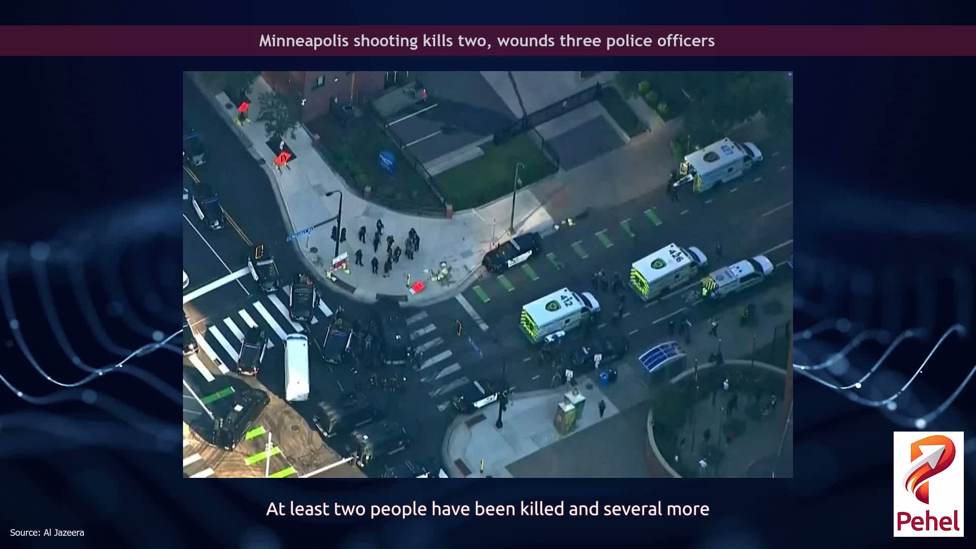 Minneapolis shooting kills two, wounds three police officers