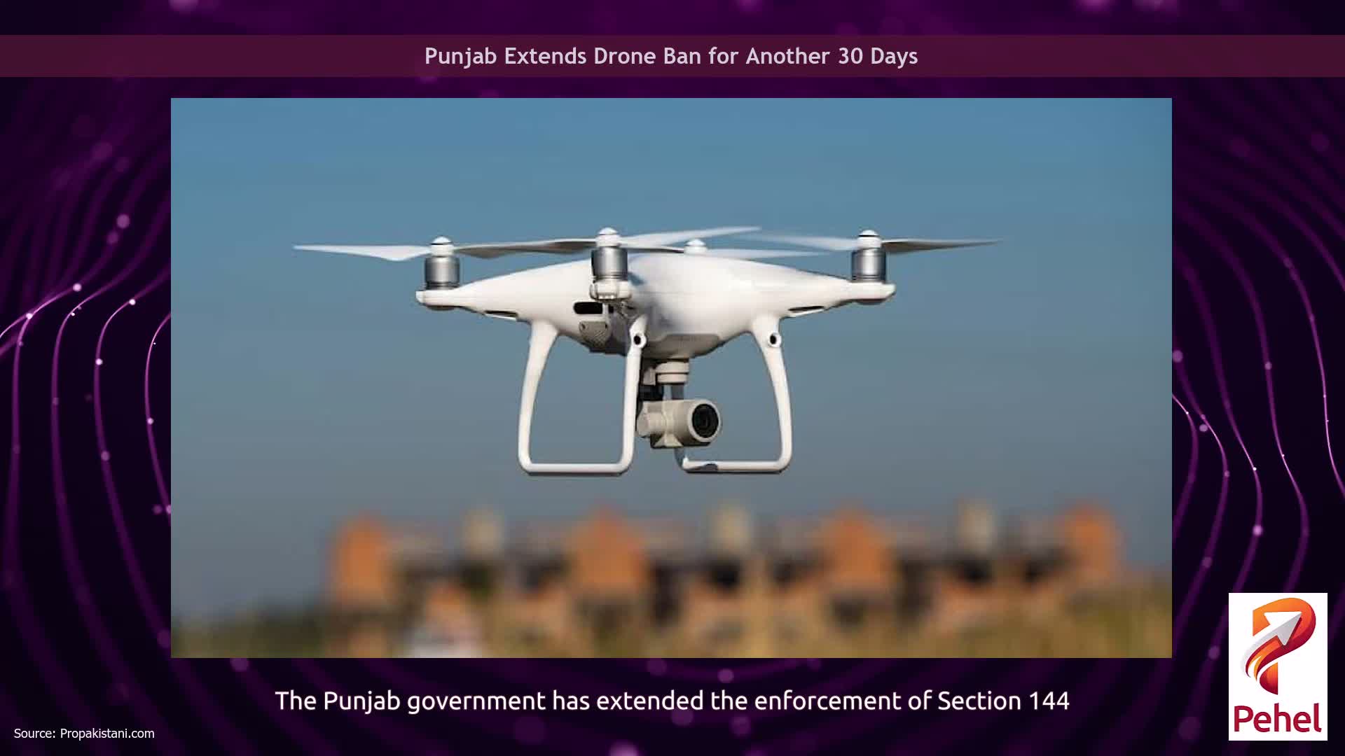 Punjab Extends Drone Ban for Another 30 Days